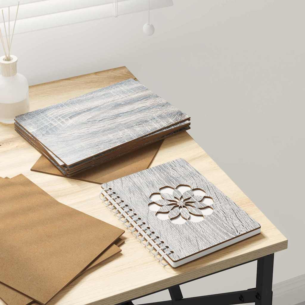 vidaXL Dekoplatten 50 pcs Graues Sonoma 15 x 21 x 0,27 cm