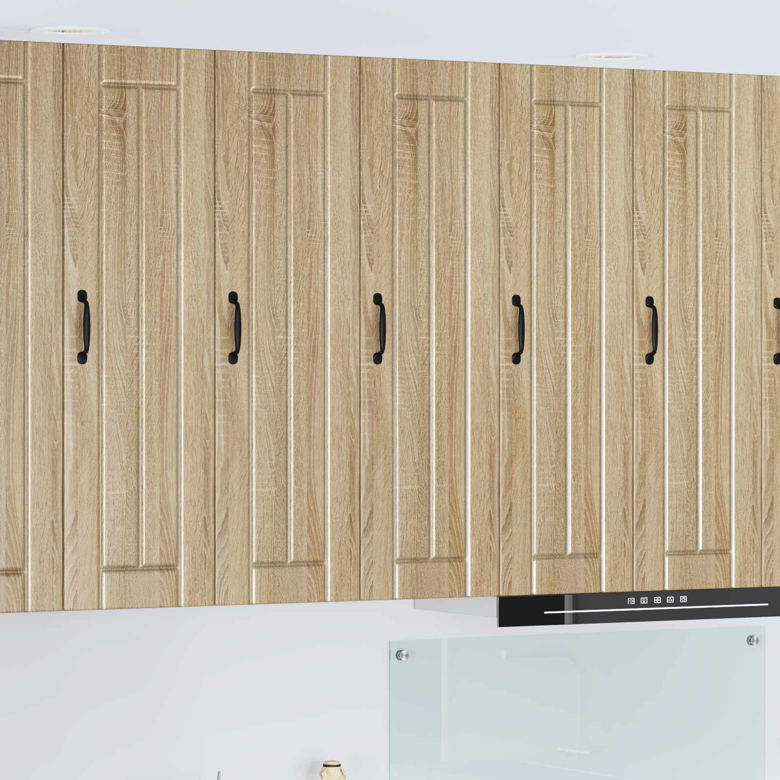 vidaXL Wandschrank LUCCA Sonoma-Eiche 30 x 31 x 100 cm Holzwerkstoff