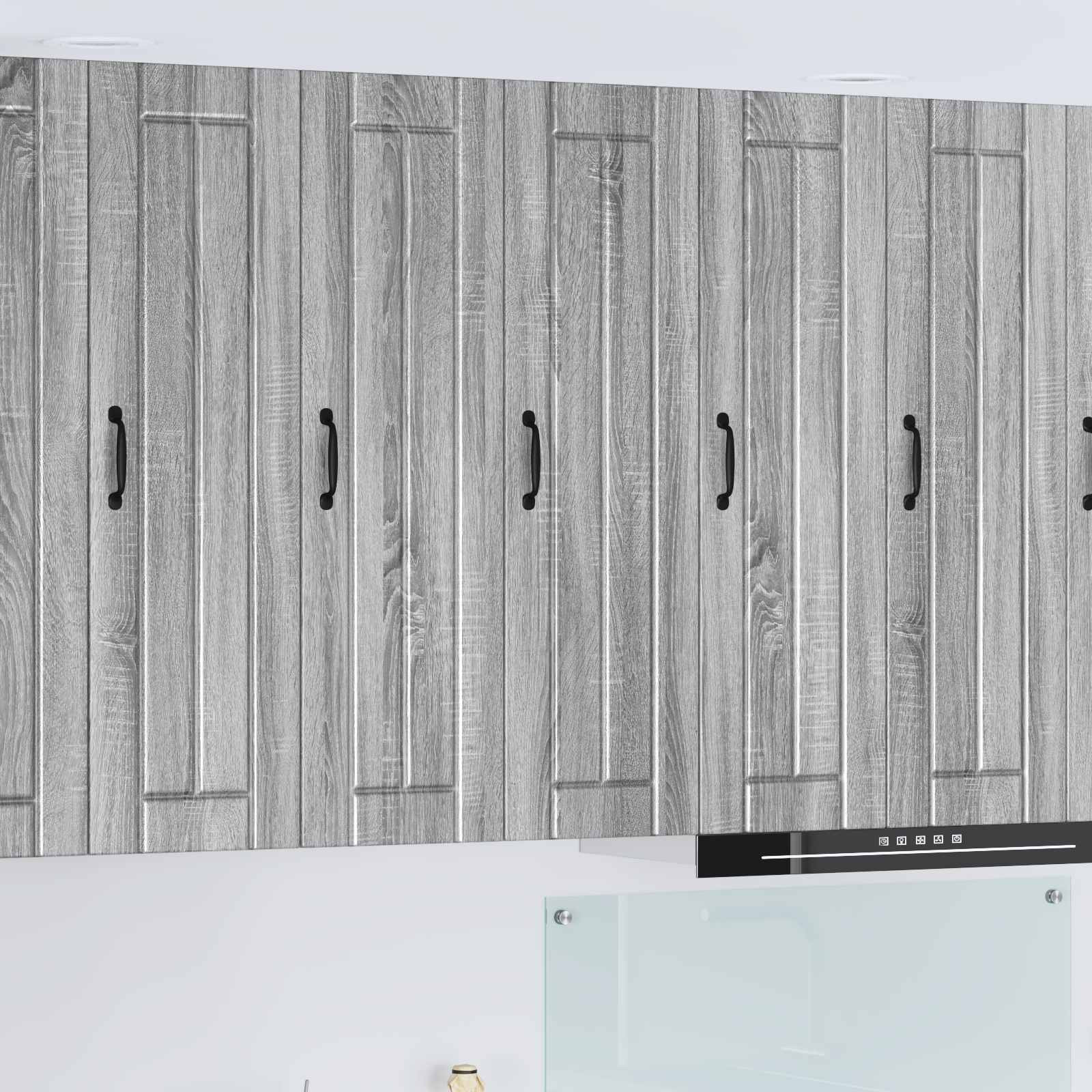 vidaXL Wandschrank LUCCA Graues Sonoma 30 x 31 x 100 cm Holzwerkstoff