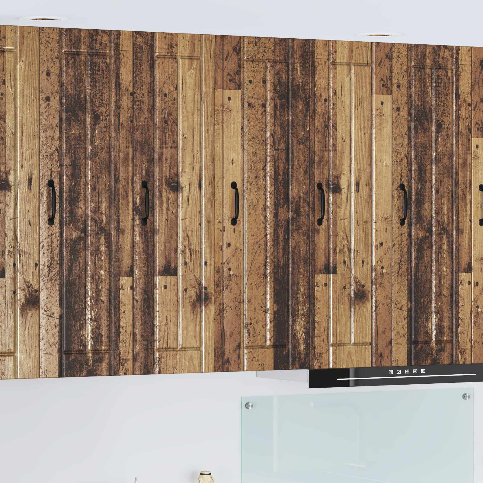 vidaXL Wandschrank LUCCA Altholz 30 x 31 x 100 cm Holzwerkstoff