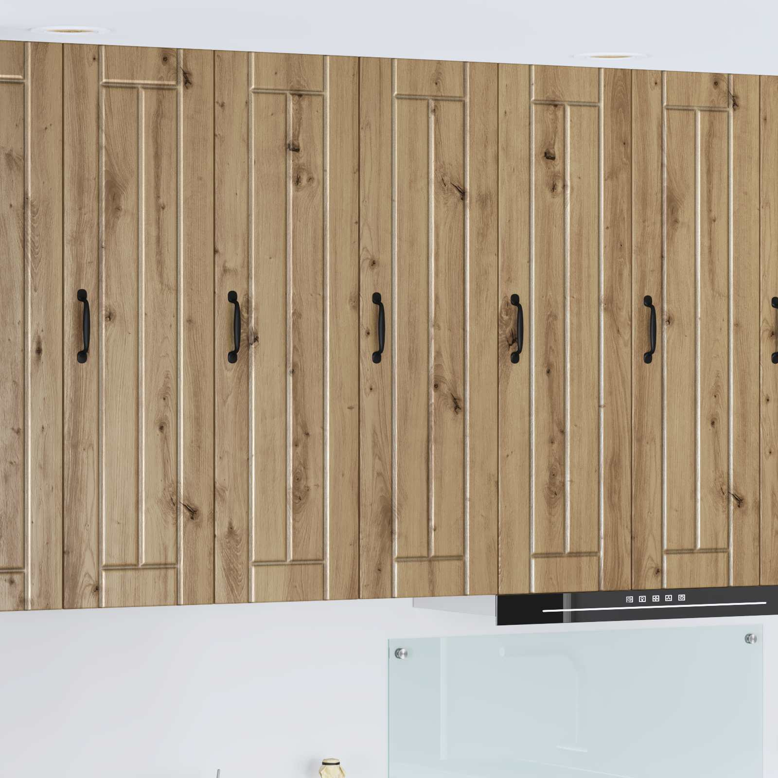 vidaXL Wandschrank LUCCA Artisan-Eiche 30 x 31 x 100 cm Holzwerkstoff