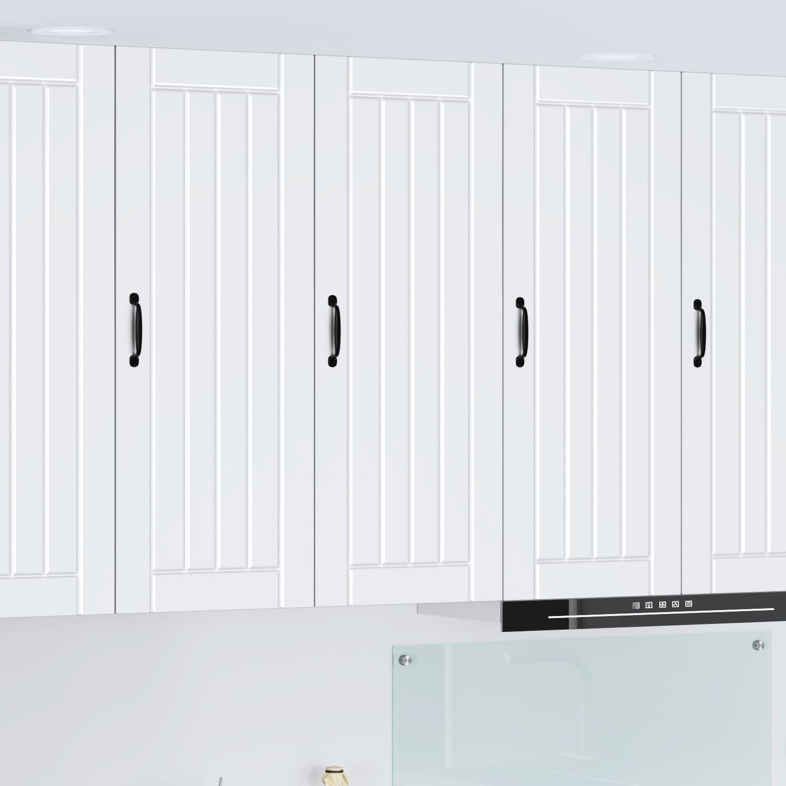 vidaXL Wandschrank LUCCA Weiß 40 x 31 x 100 cm Holzwerkstoff
