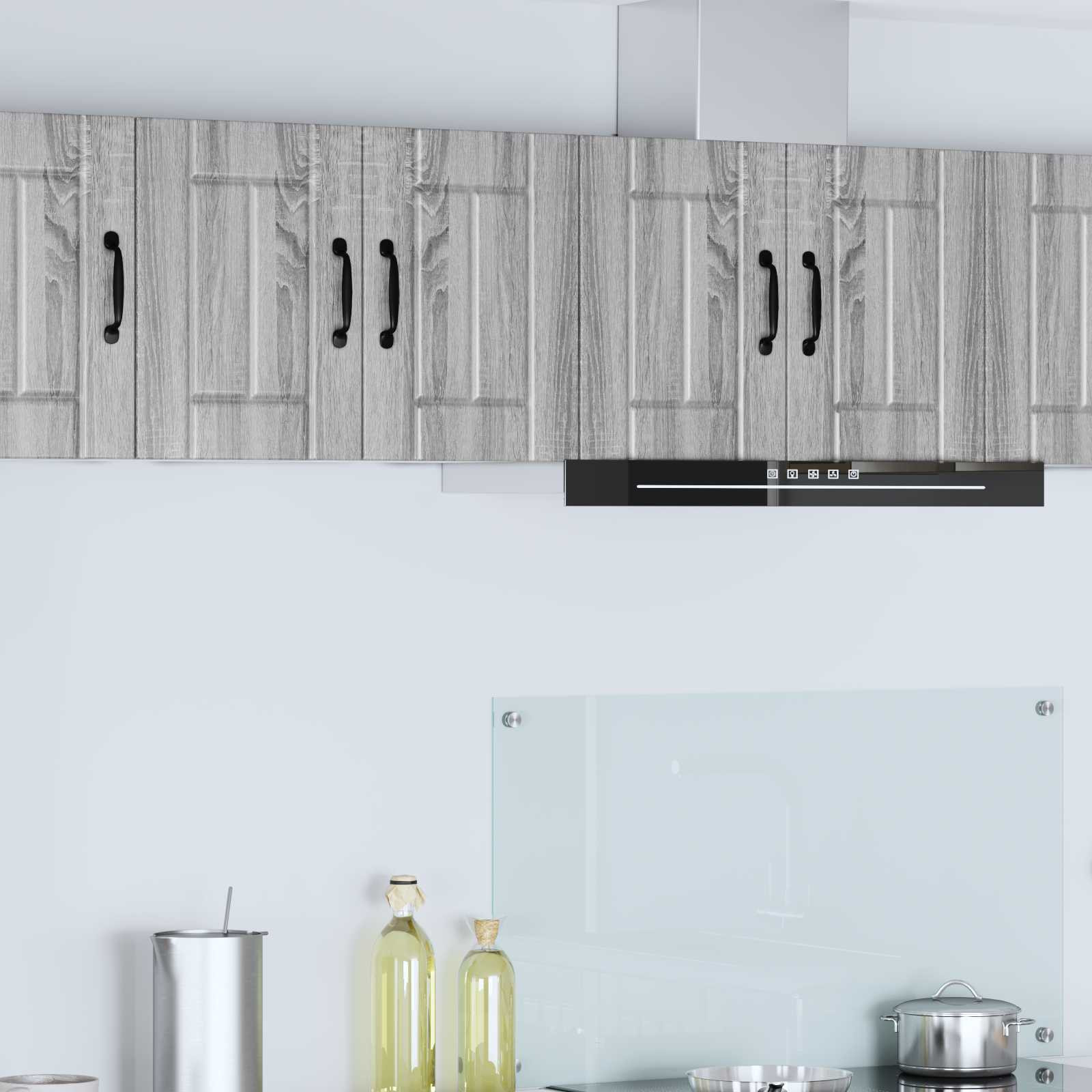 vidaXL Wandschrank LUCCA 2 pcs Graues Sonoma 30 x 31 x 40 cm