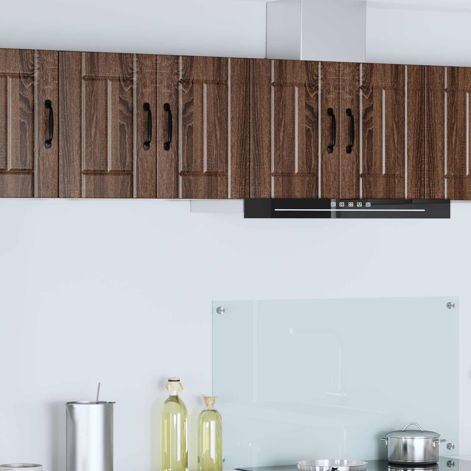 vidaXL Wandschrank LUCCA 2 pcs Brauneiche 30 x 31 x 40 cm