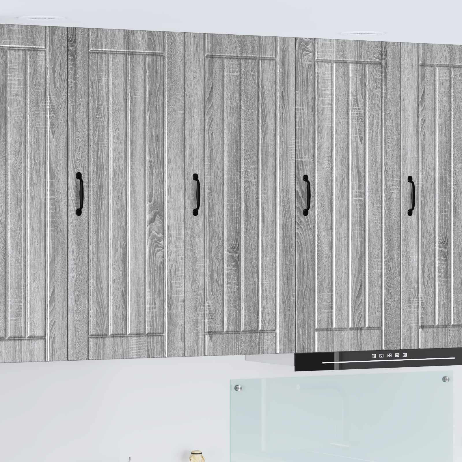 vidaXL Wandschrank LUCCA Graues Sonoma 40 x 31 x 100 cm Holzwerkstoff