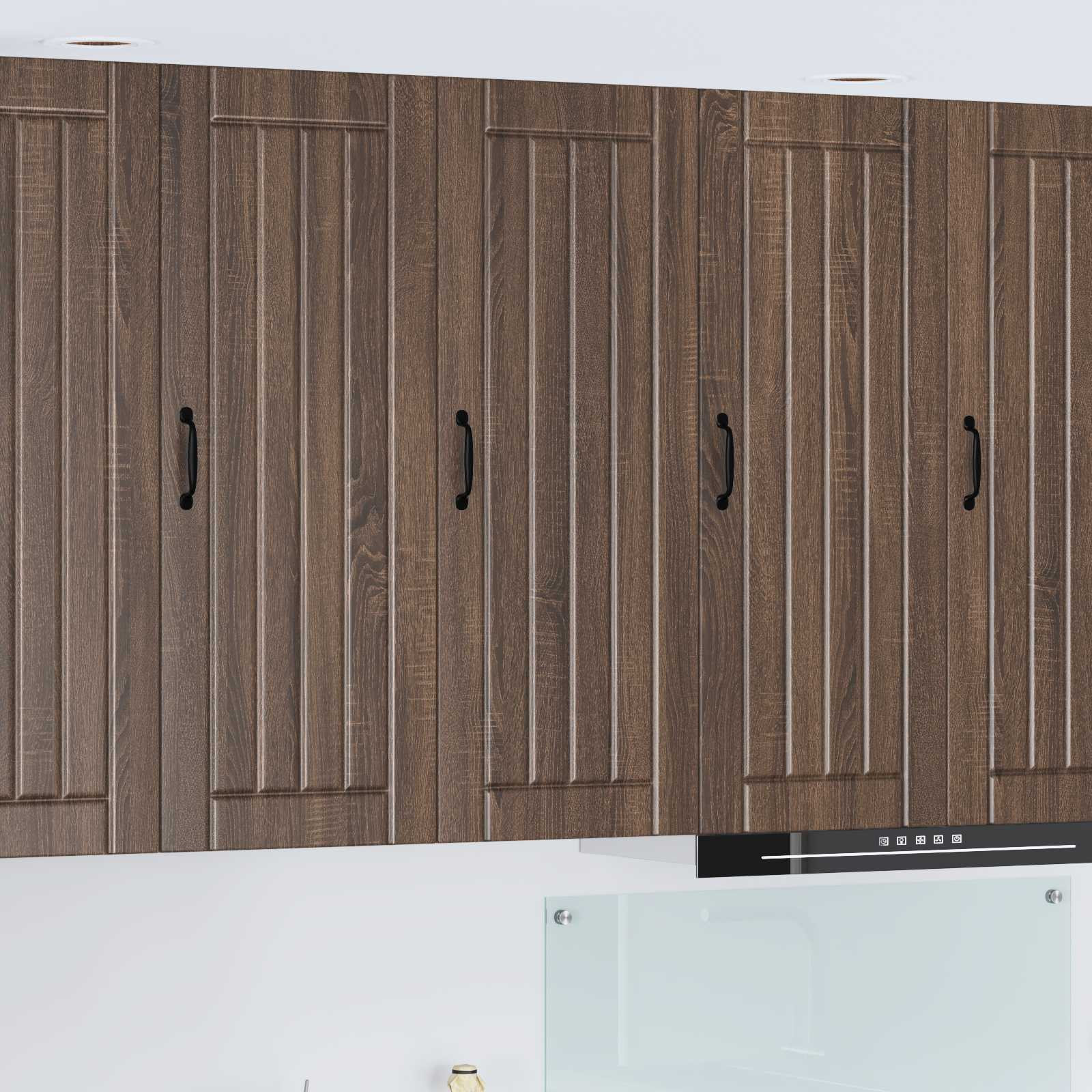 vidaXL Wandschrank LUCCA Brauneiche 40 x 31 x 100 cm Holzwerkstoff