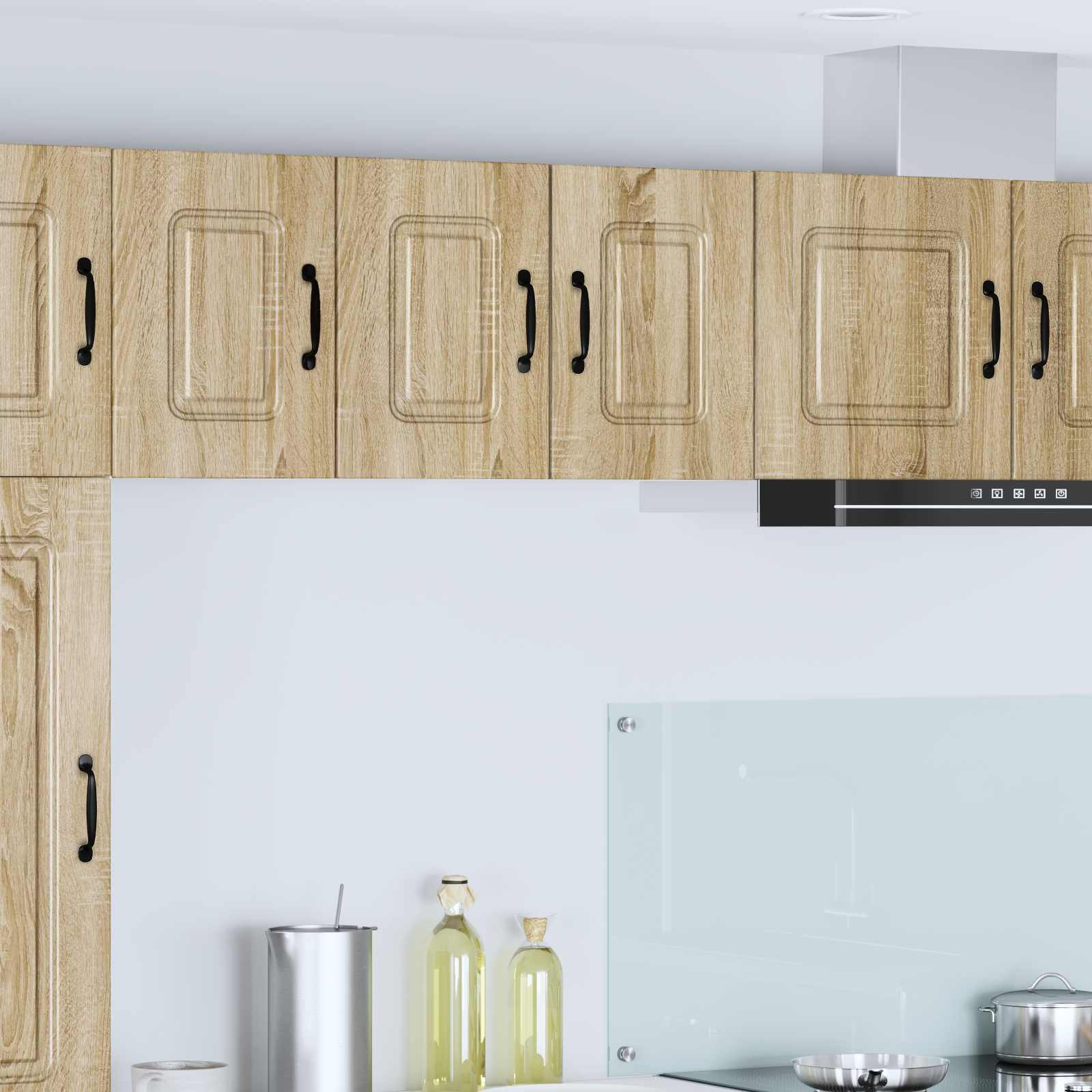 vidaXL Geschirrspülerfront Kalmar 2 pcs Sonoma-Eiche 30 x 31 x 40 cm