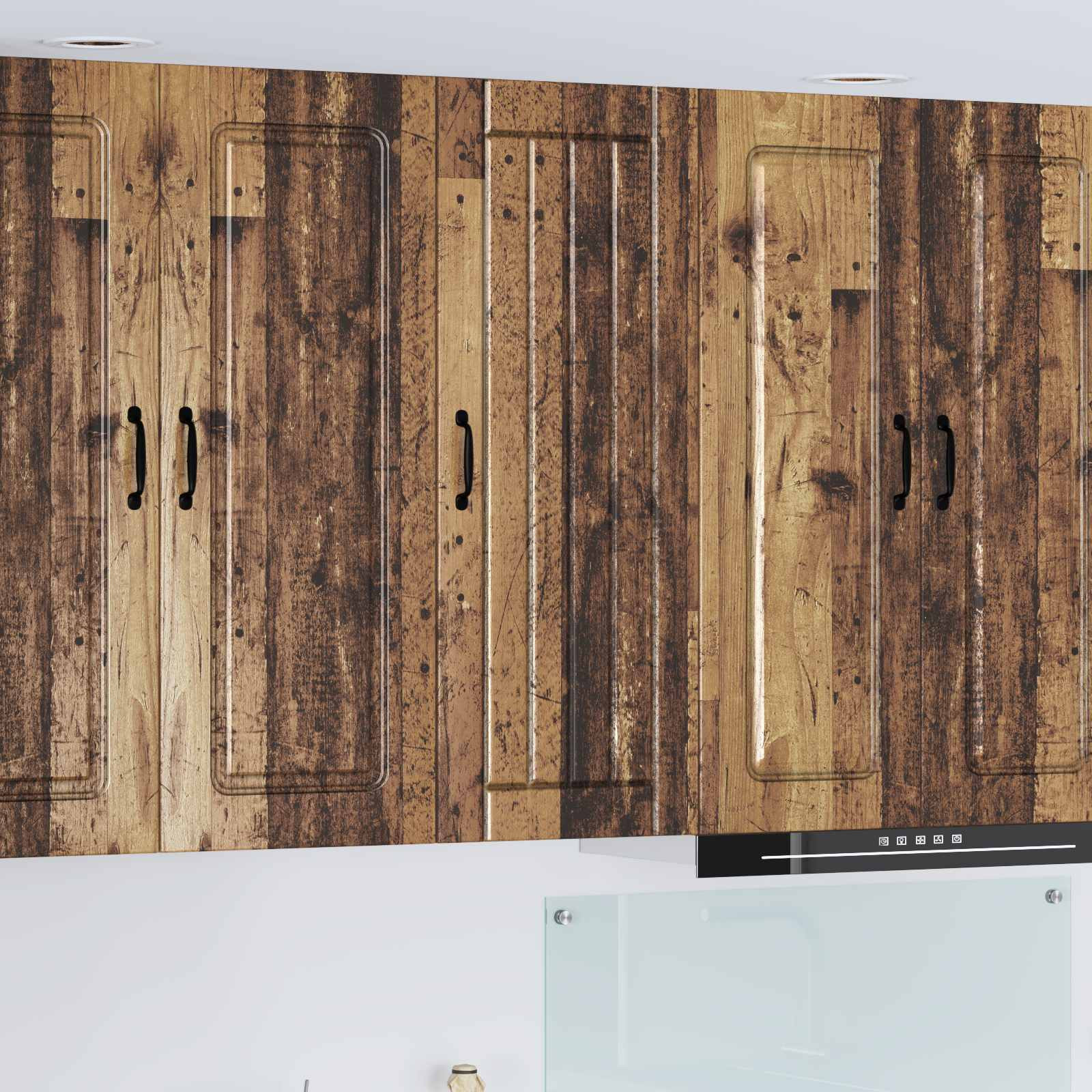 vidaXL Wandschrank LUCCA Altholz 40 x 31 x 100 cm Holzwerkstoff