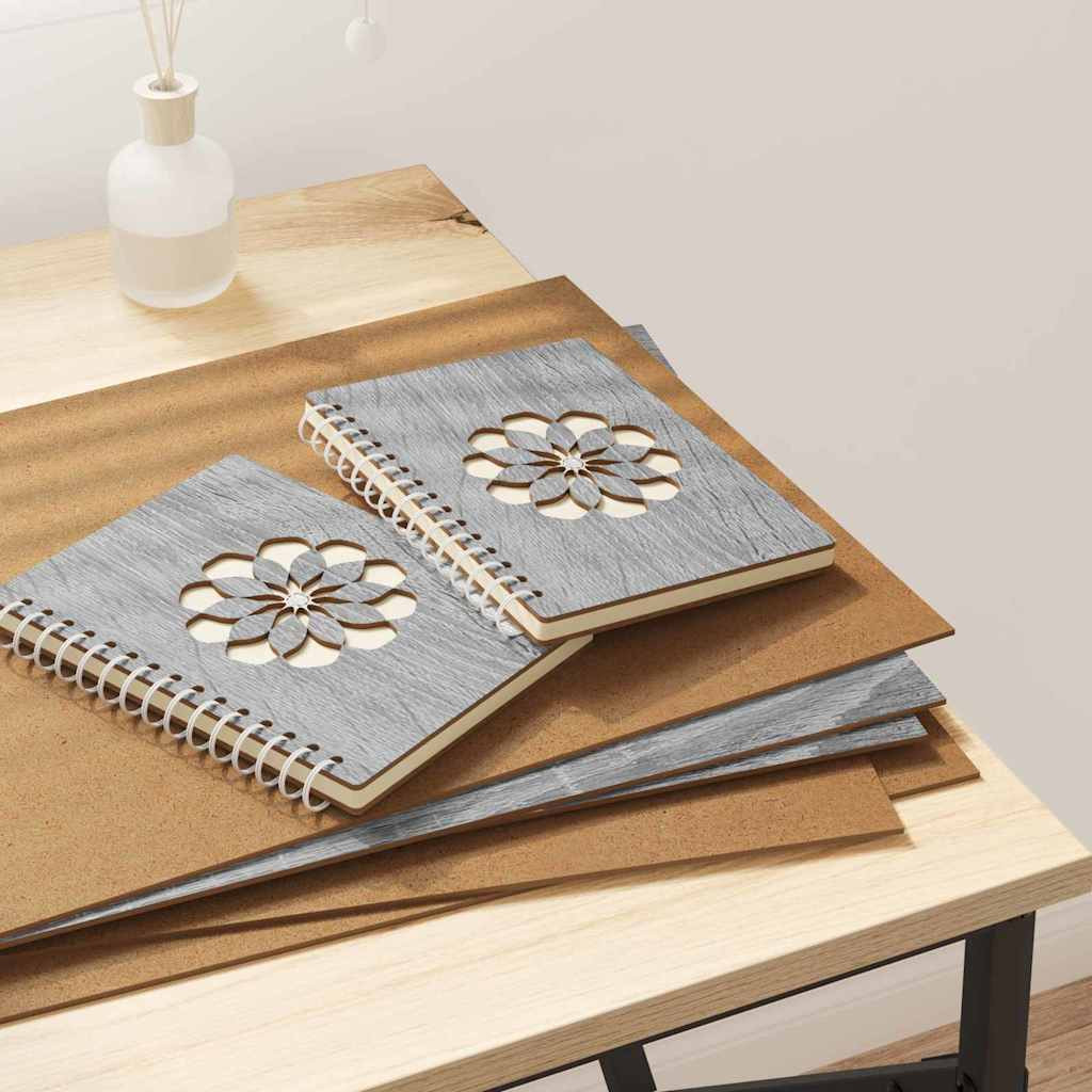 vidaXL Dekoplatten 12 pcs Graues Sonoma 30 x 42 x 0,27 cm