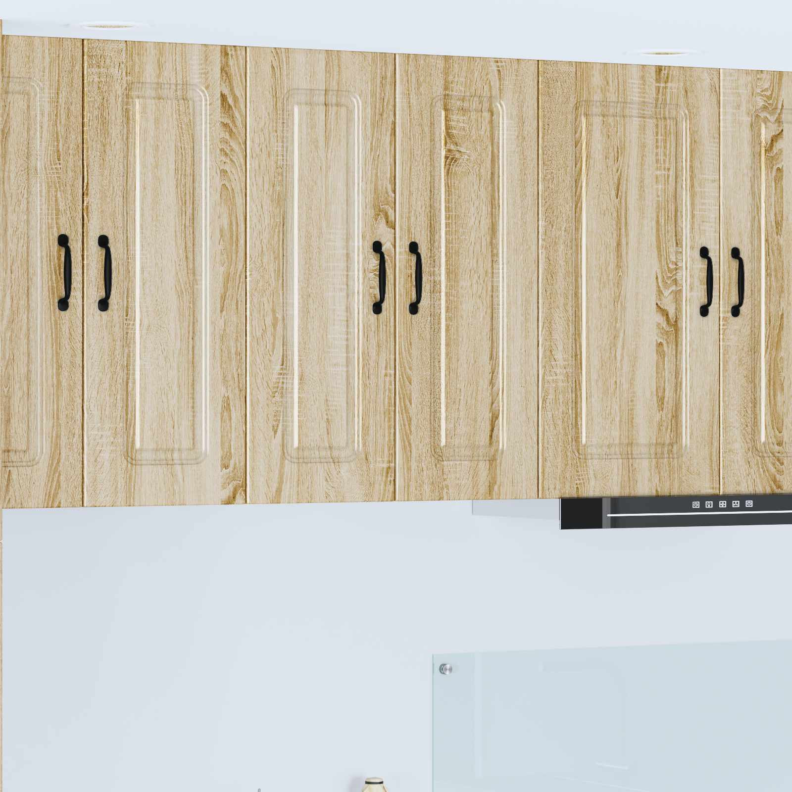 vidaXL Geschirrspülerfront Kalmar 2 pcs Sonoma-Eiche 30 x 31 x 80 cm
