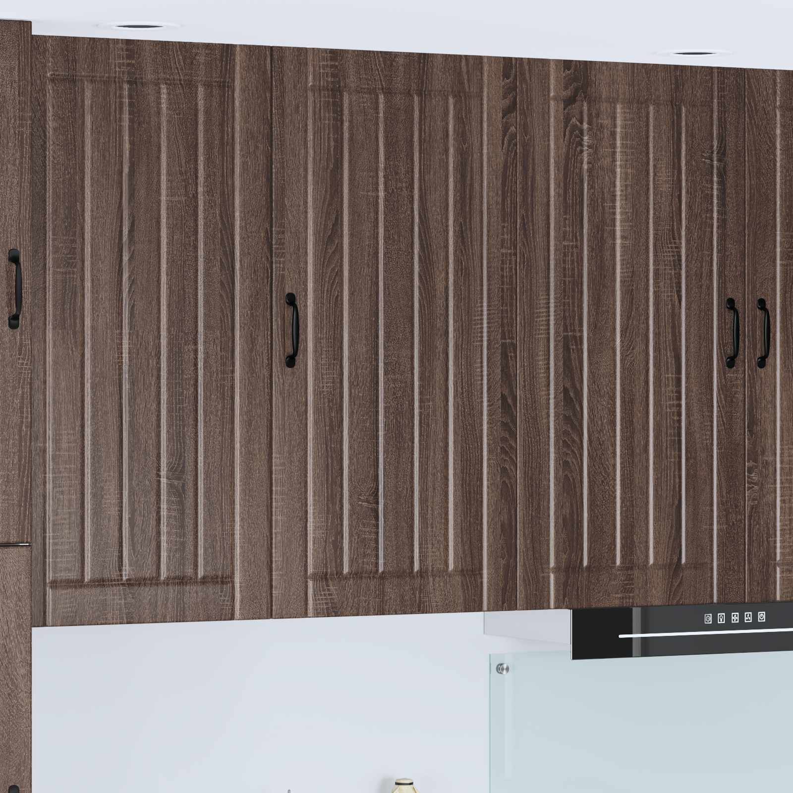 vidaXL Wandschrank LUCCA Brauneiche 50 x 31 x 100 cm Holzwerkstoff