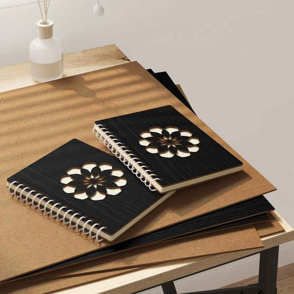 vidaXL Dekoplatten 50 pcs Schwarz Eichen-Optik 40 x 60 x 0.27 cm