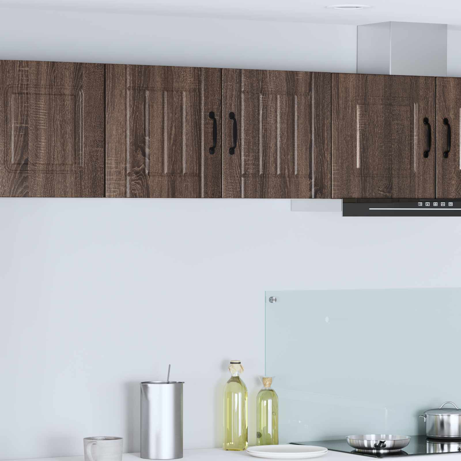 vidaXL Wandschrank LUCCA Brauneiche 40 x 31 x 40 cm Holzwerkstoff