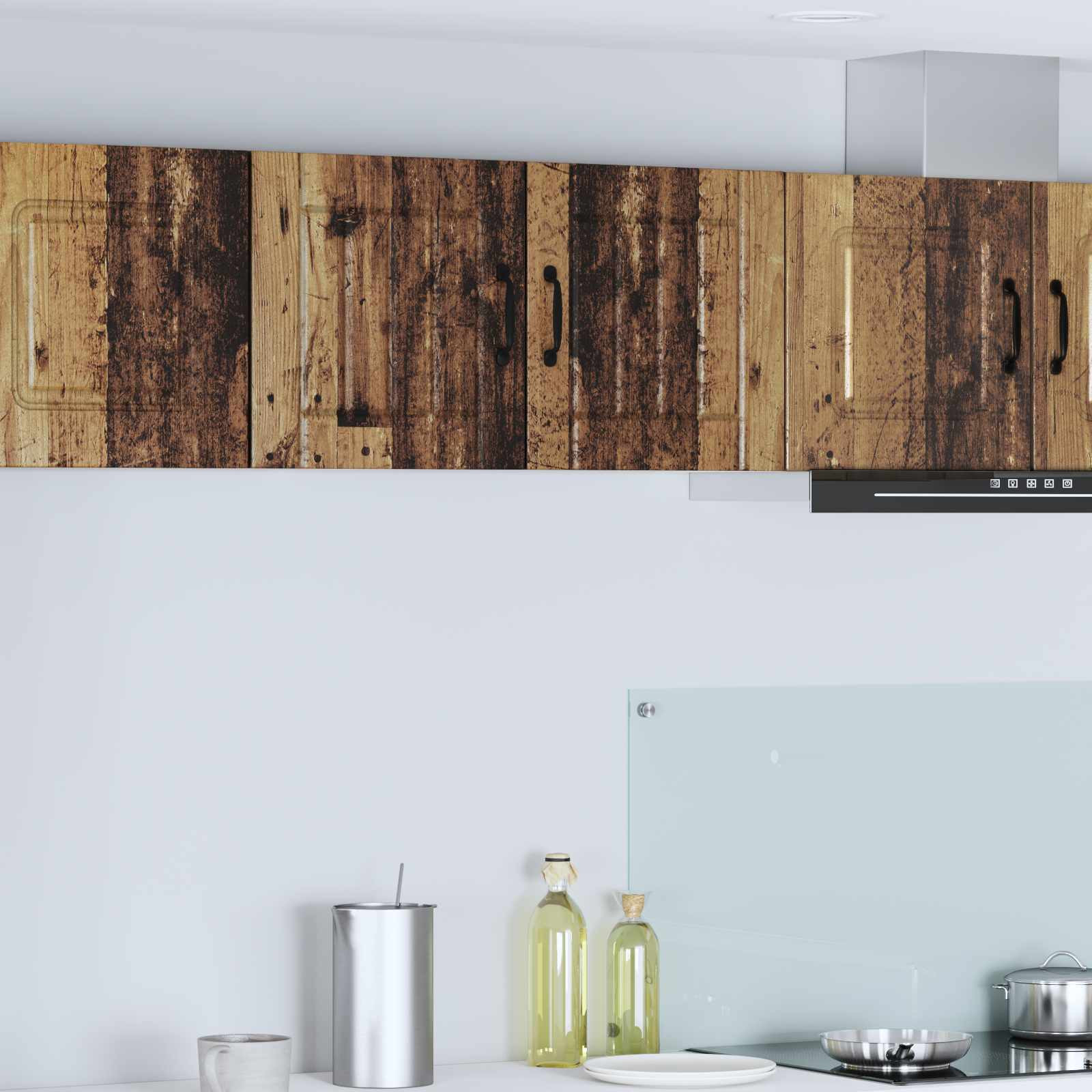 vidaXL Wandschrank LUCCA Altholz 40 x 31 x 40 cm Holzwerkstoff