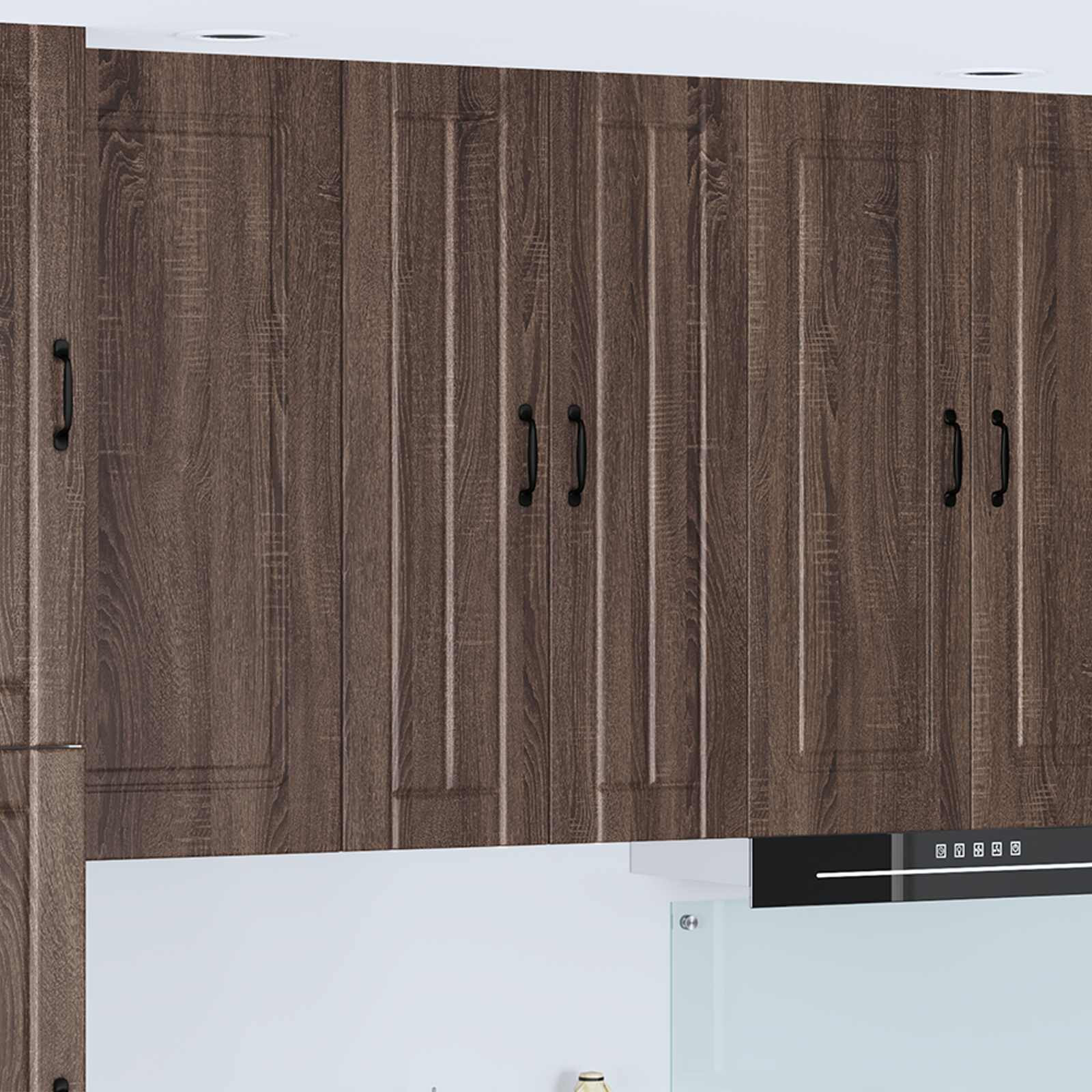 vidaXL Wandschrank LUCCA Brauneiche 60 x 31 x 100 cm Holzwerkstoff