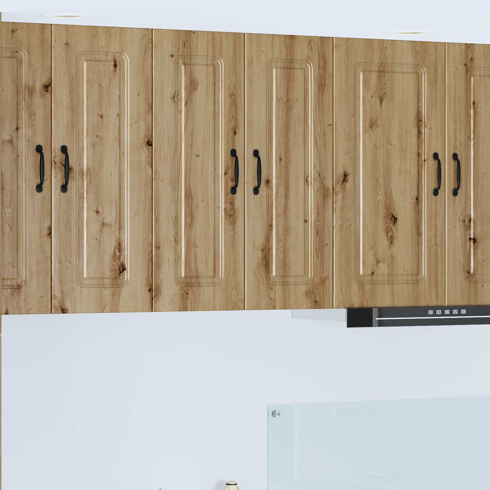 vidaXL Geschirrspülerfront Kalmar 2 pcs Artisan-Eiche Holzwerkstoff