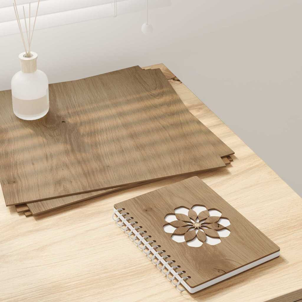vidaXL Dekoplatten 50 Stk. Artisan-Eiche 30 x 30 x 0,27 cm