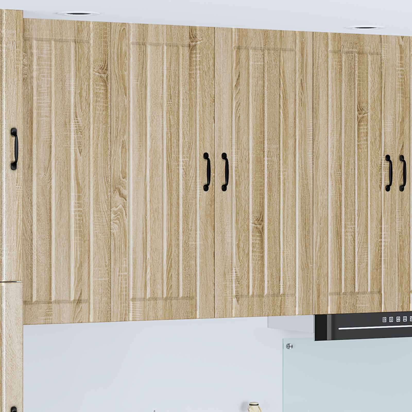 vidaXL Wandschrank LUCCA Sonoma-Eiche 80 x 31 x 100 cm Holzwerkstoff