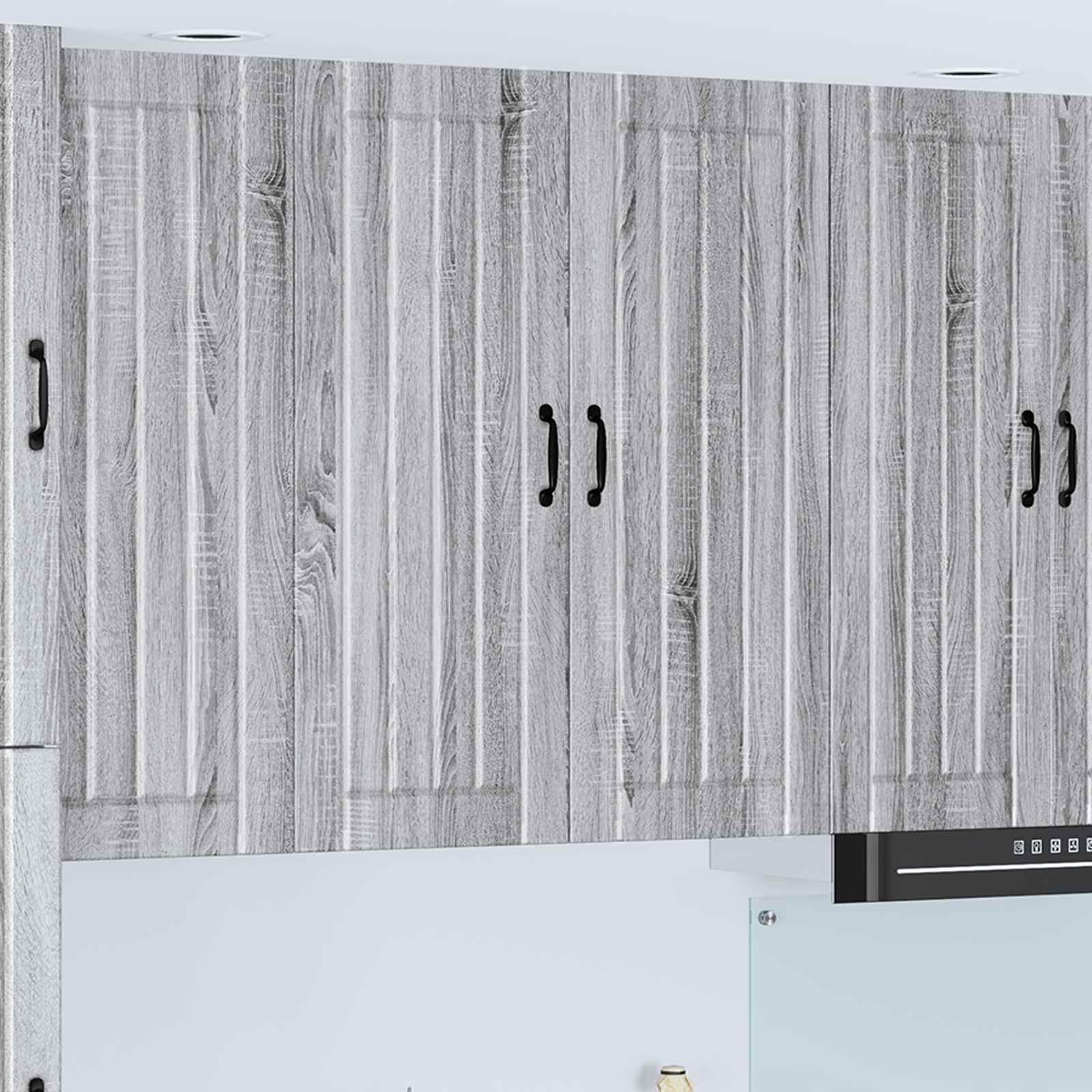 vidaXL Wandschrank LUCCA Graues Sonoma 80 x 31 x 100 cm Holzwerkstoff