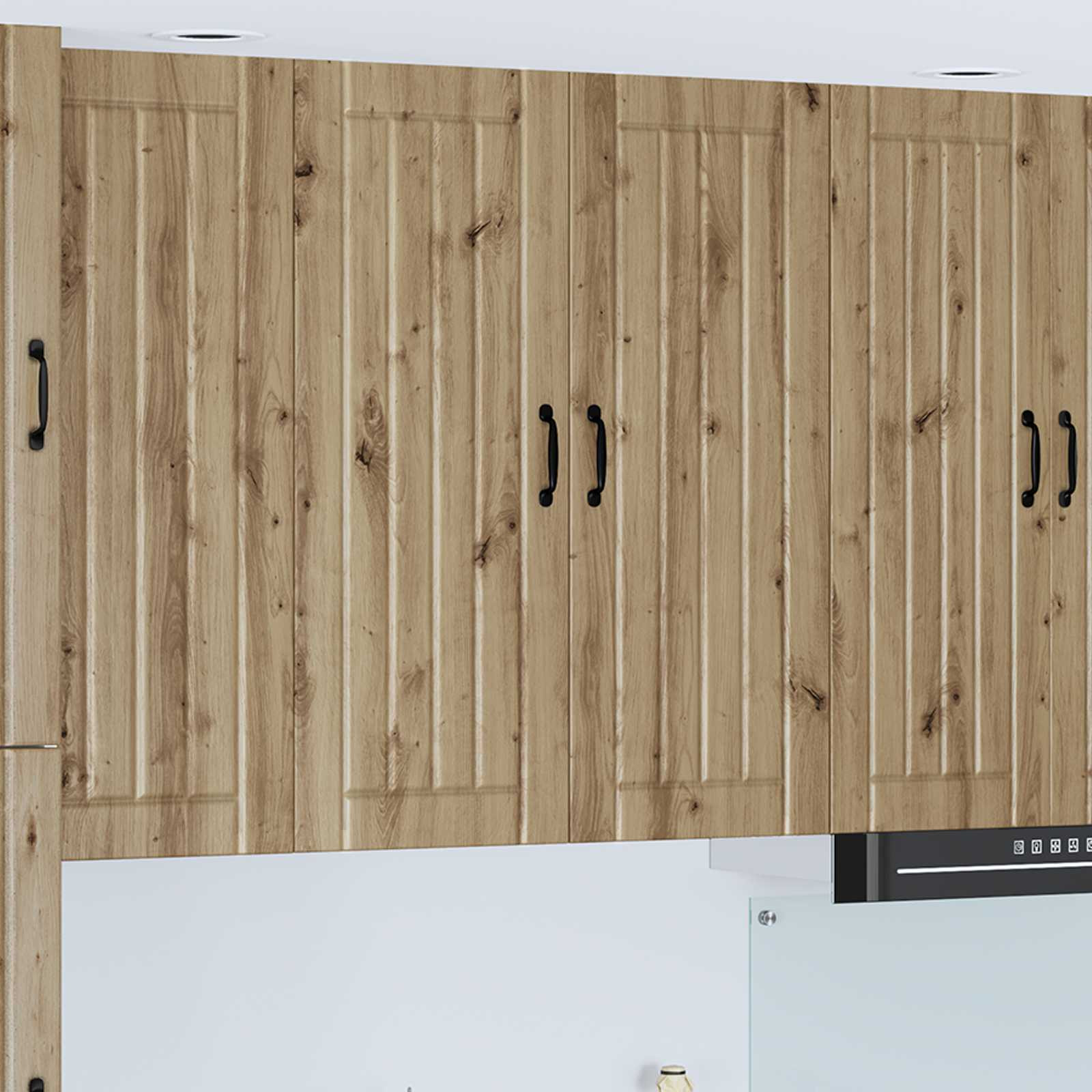vidaXL Wandschrank LUCCA Artisan-Eiche 80 x 31 x 100 cm Holzwerkstoff