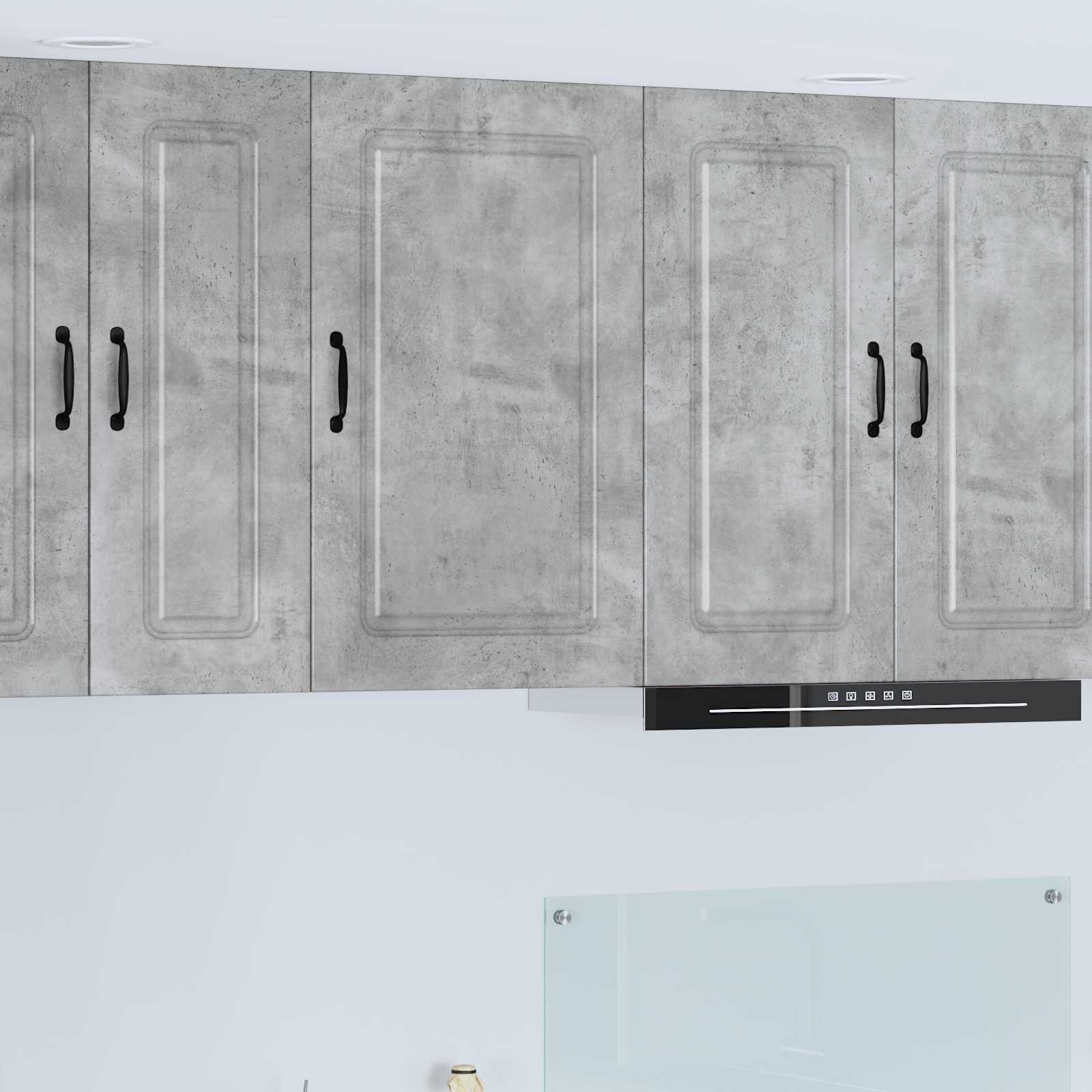 vidaXL Geschirrspülerfront Kalmar Beton Grau 50 x 31 x 80 cm