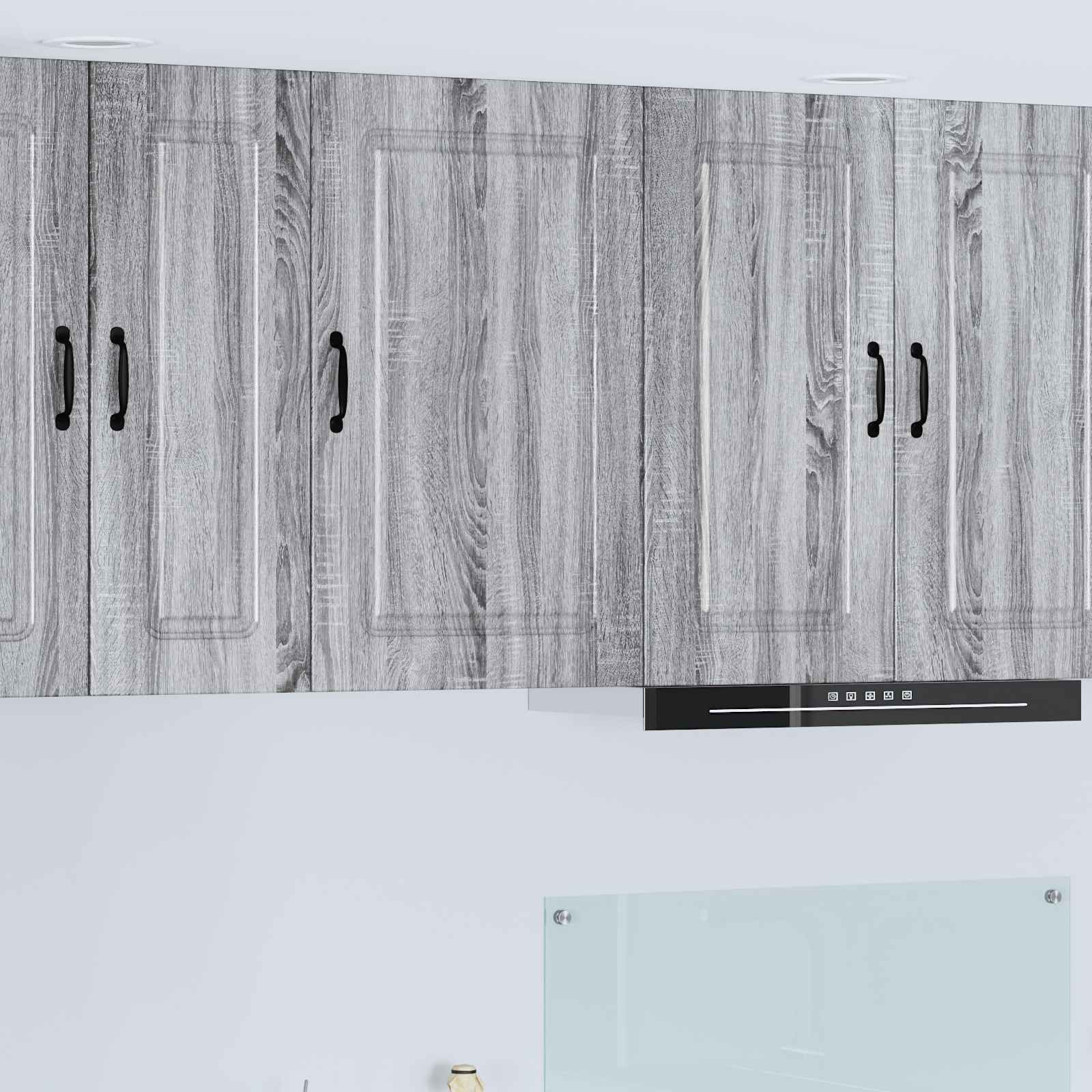 vidaXL Geschirrspülerfront Kalmar Graues Sonoma 50 x 31 x 80 cm