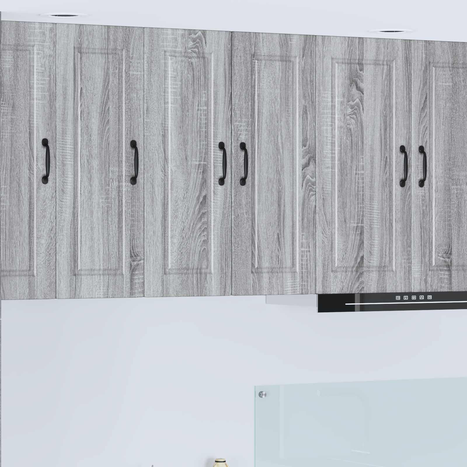 vidaXL Wandschrank PORTO Graues Sonoma 30 x 31 x 80 cm Holzwerkstoff