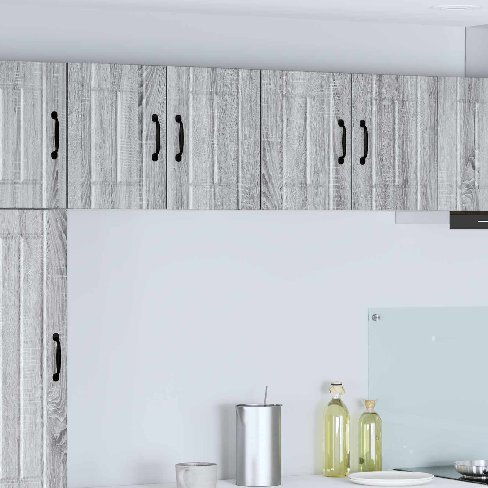 vidaXL Wandschrank LUCCA 2 pcs Graues Sonoma 60 x 31 x 40 cm