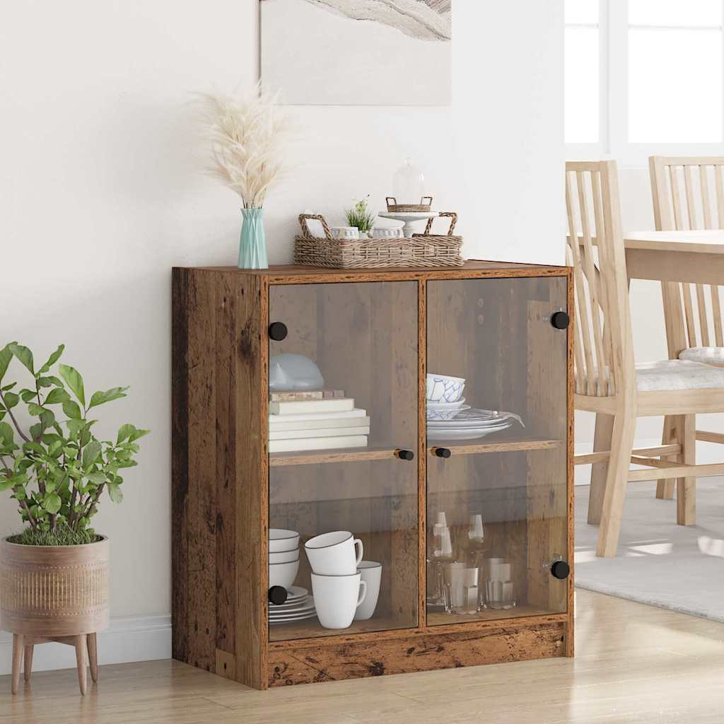 vidaXL Seitenschrank Altholz 68 x 37 x 75,5 cm Holzwerkstoff