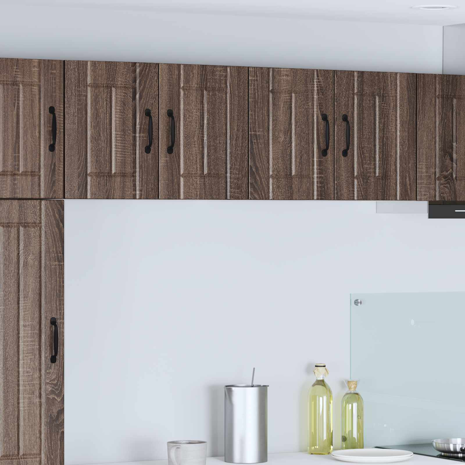 vidaXL Wandschrank LUCCA 2 pcs Brauneiche 60 x 31 x 40 cm