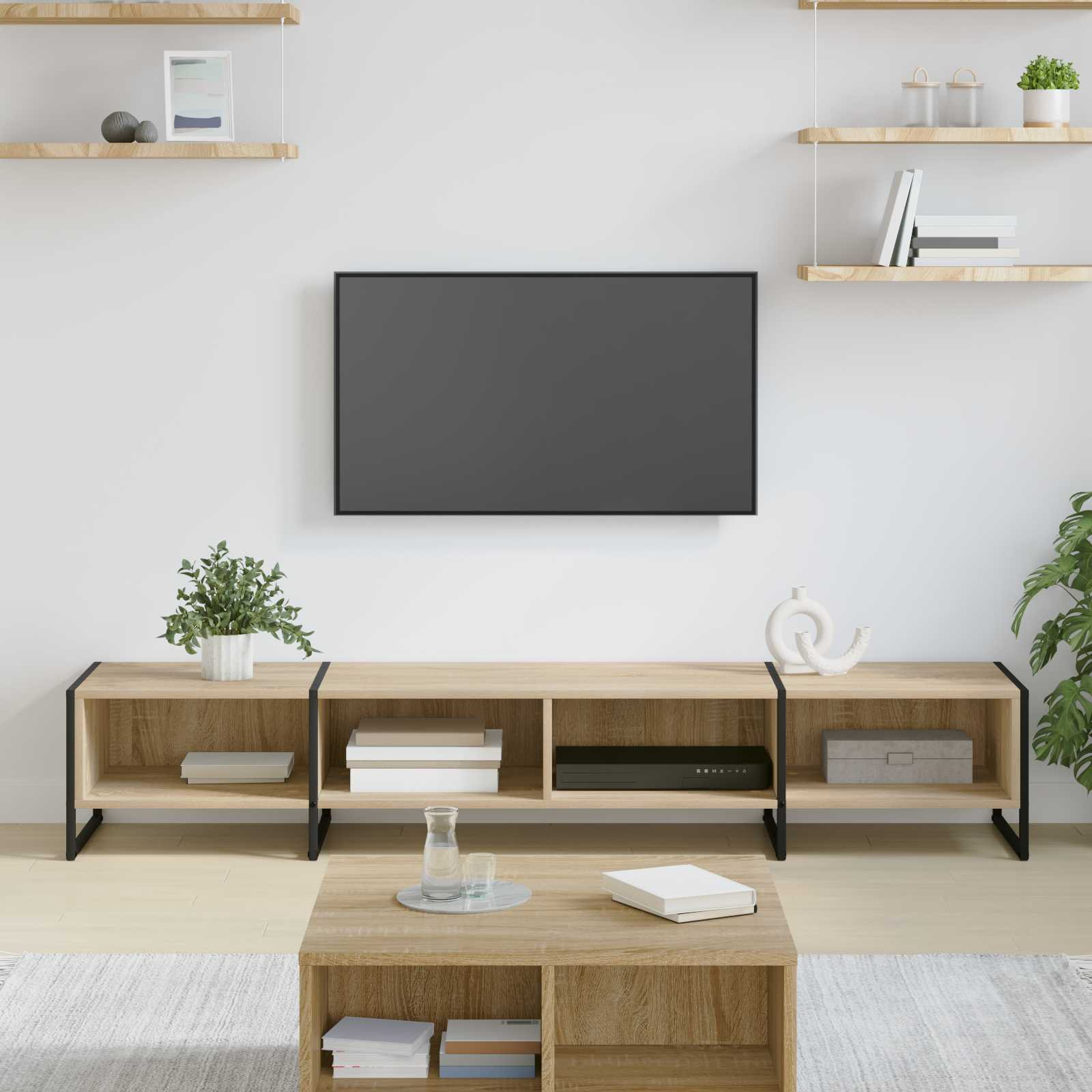vidaXL TV-Schränk Sonoma 170,5 x 36 x 30,5 cm Holzwerkstoff