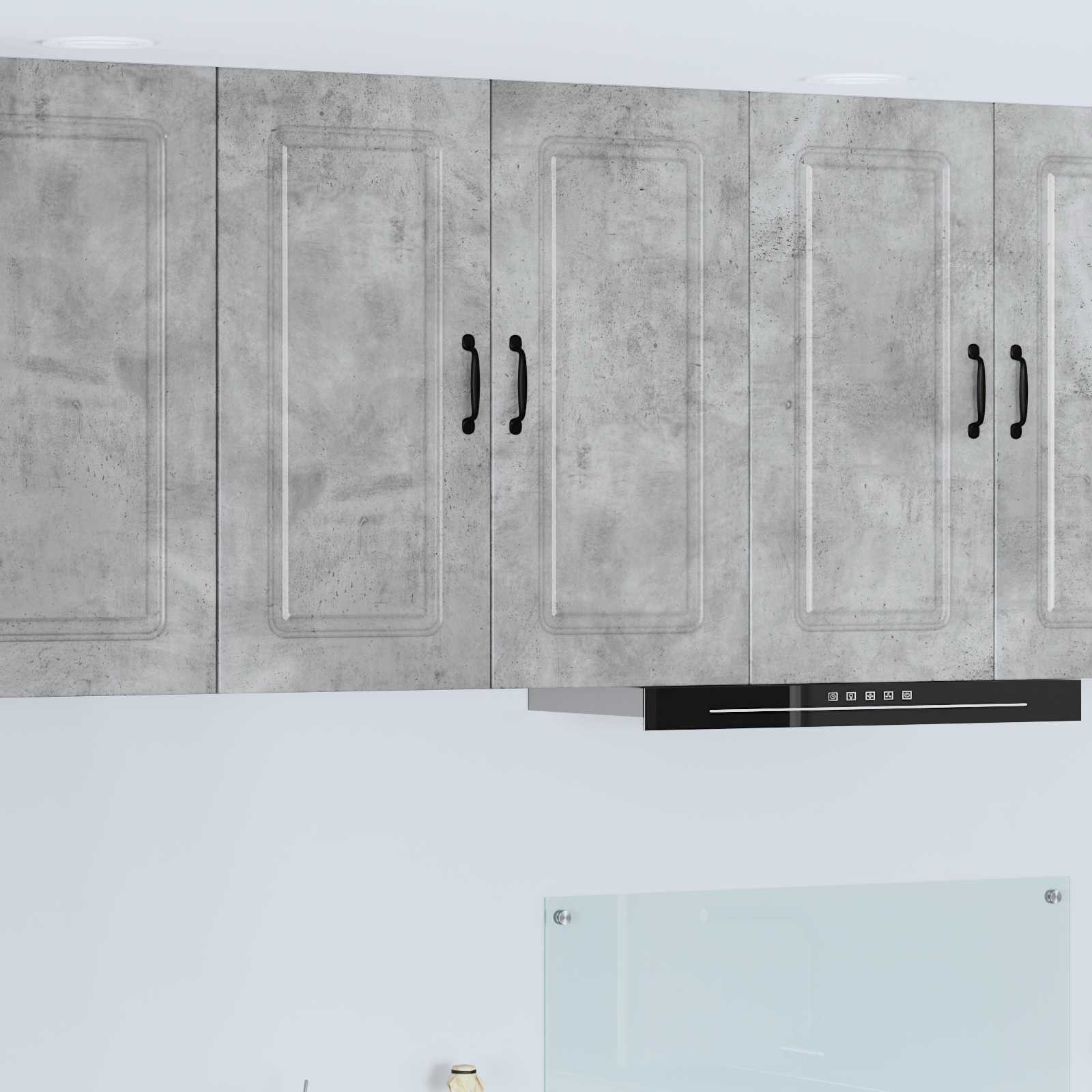 vidaXL Geschirrspülerfront Kalmar Beton Grau 80 x 31 x 80 cm
