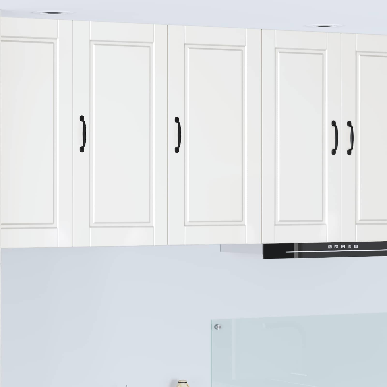 vidaXL Wandschrank PORTO Hochglanz Weiß 40 x 31 x 80 cm Holzwerkstoff