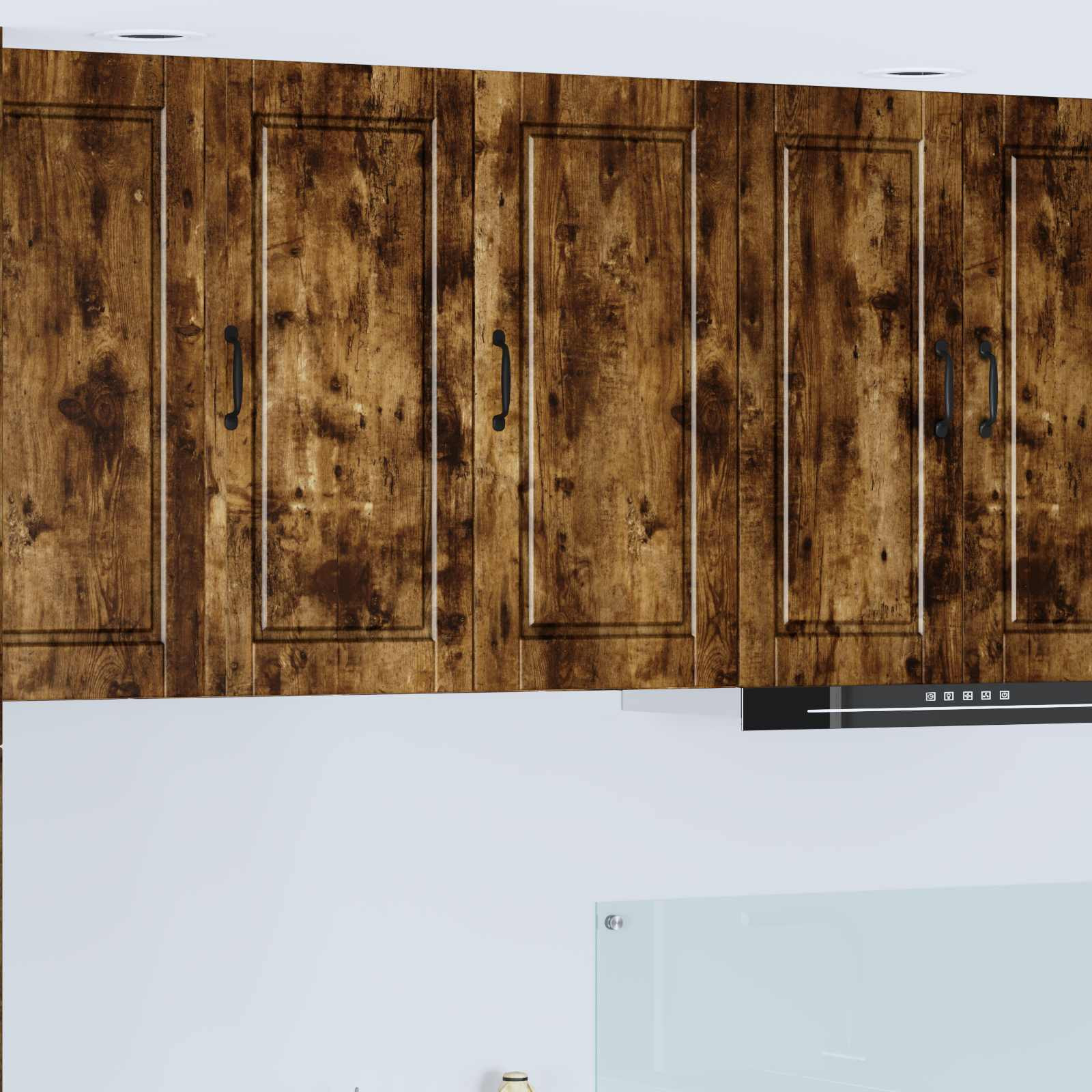 vidaXL Wandschrank PORTO Geräucherte Eiche 40 x 31 x 80 cm