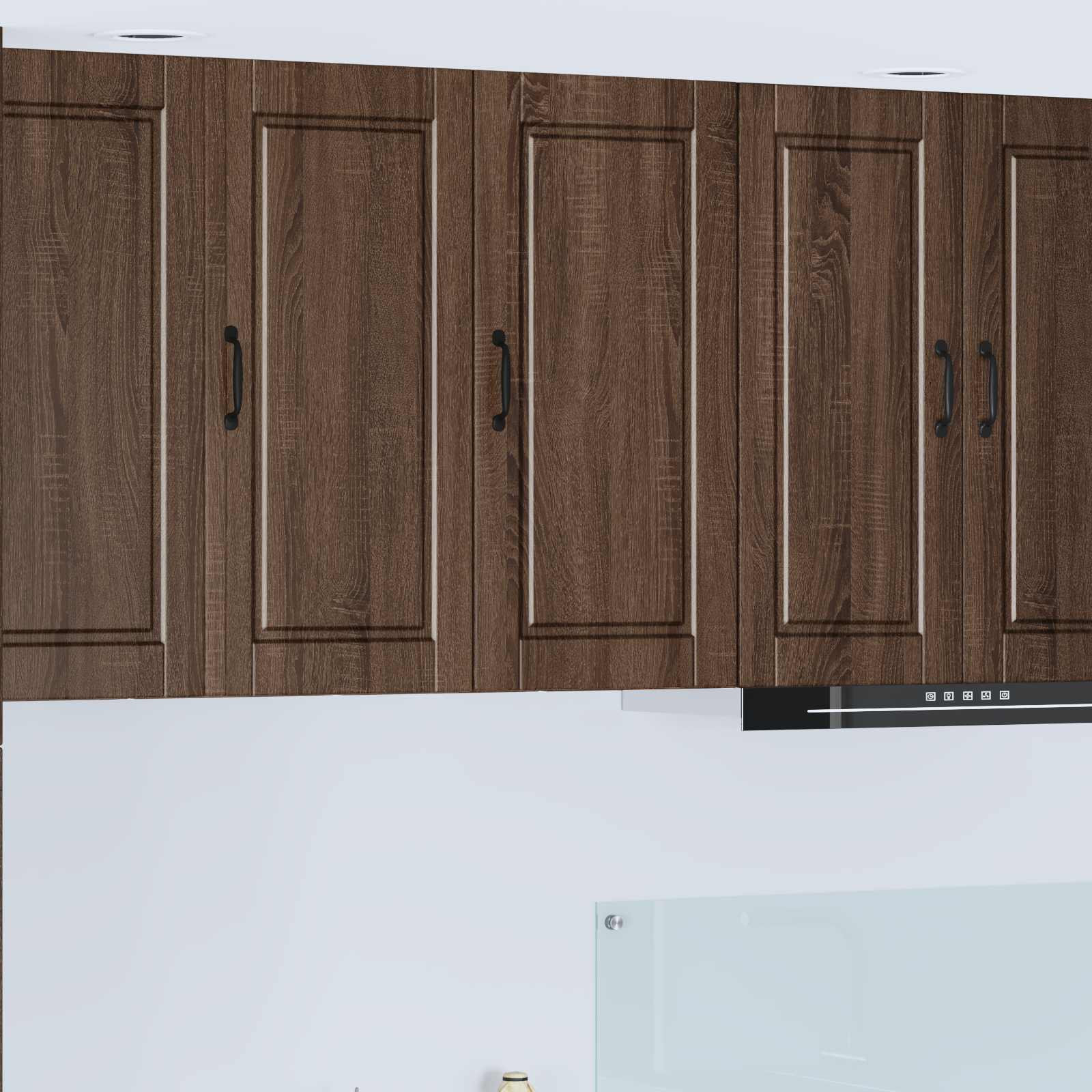 vidaXL Wandschrank PORTO Braun Eichen-Optik 40 x 31 x 80 cm