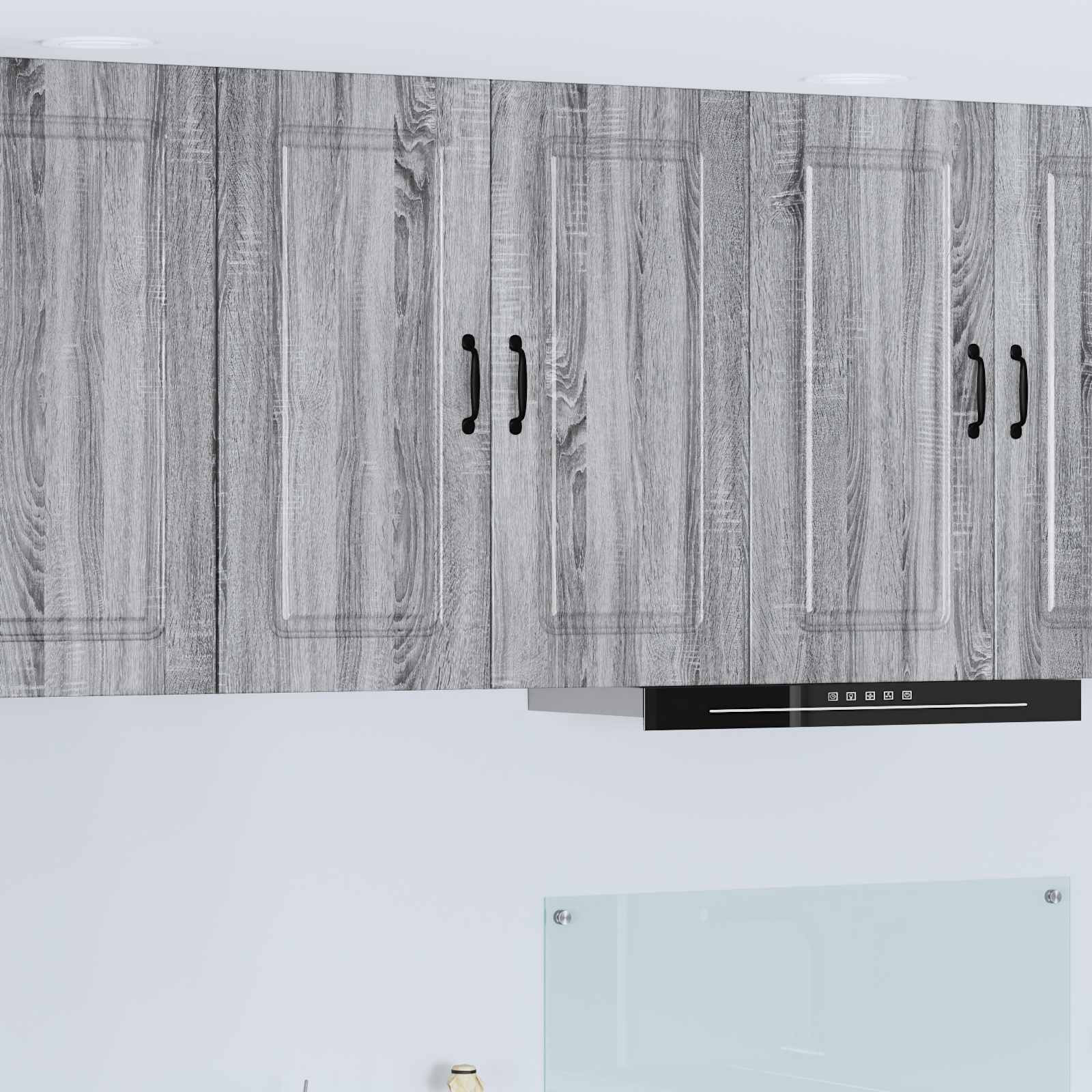 vidaXL Geschirrspülerfront Kalmar Graues Sonoma 80 x 31 x 80 cm