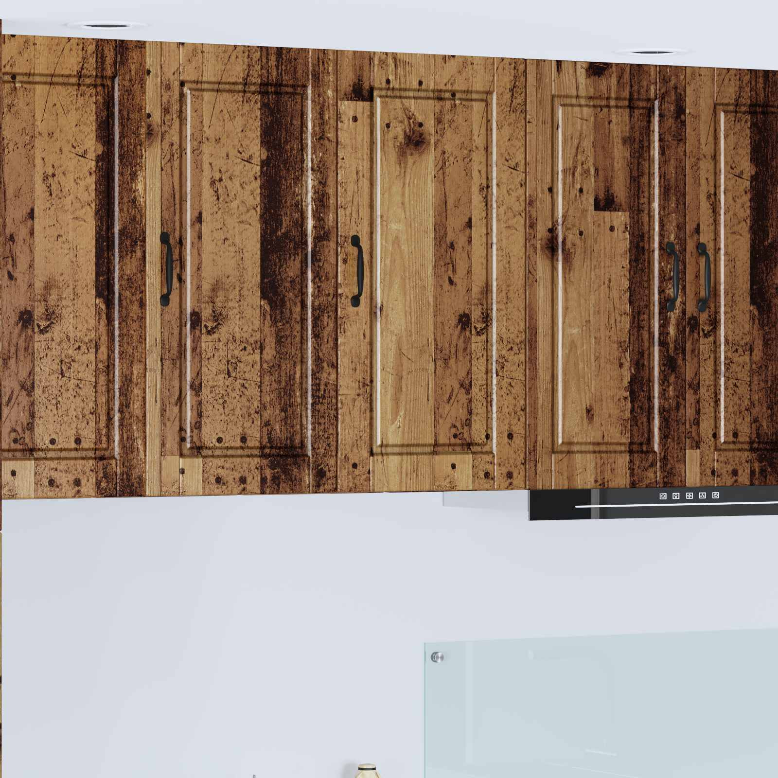 vidaXL Wandschrank PORTO Altholz 40 x 31 x 80 cm Holzwerkstoff
