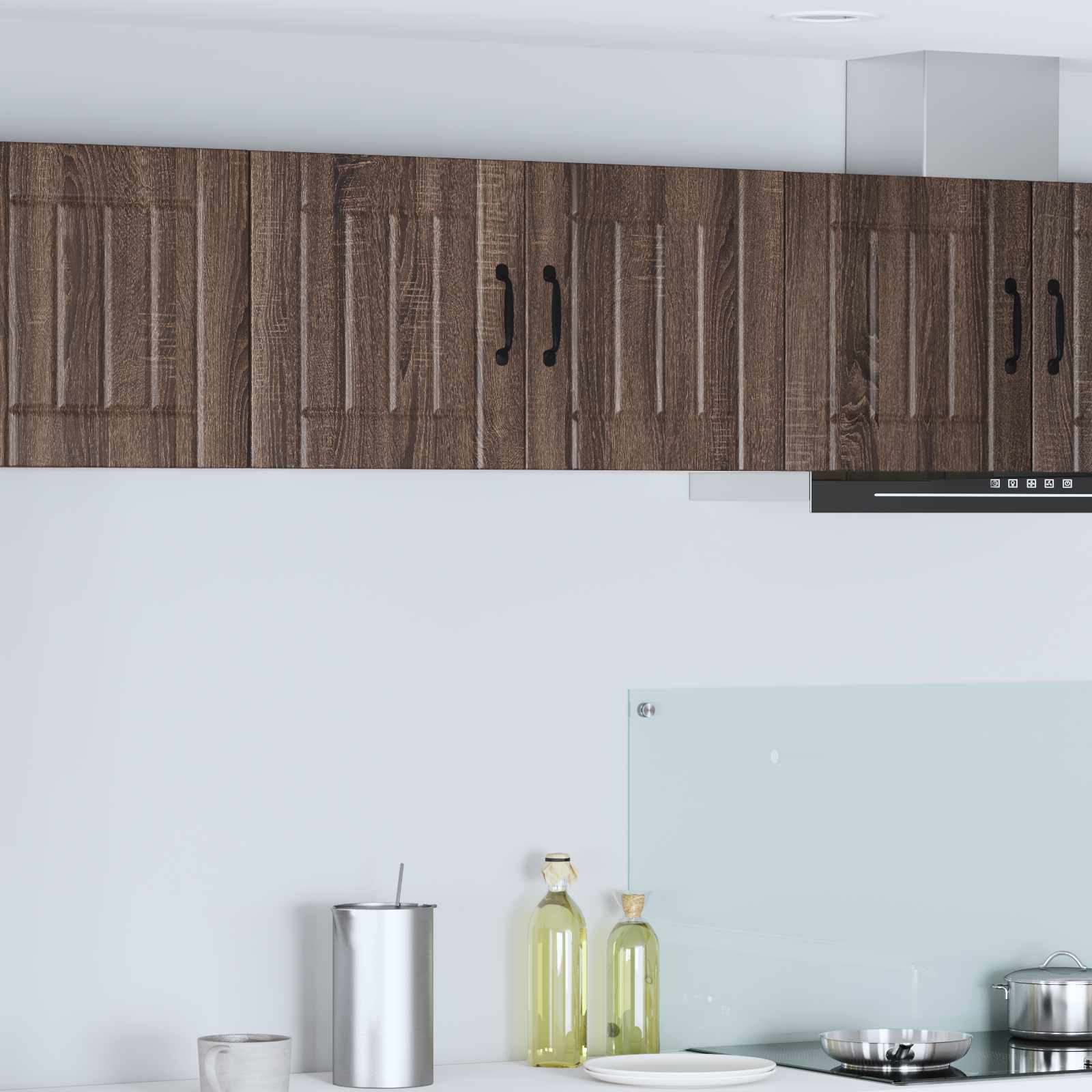 vidaXL Wandschrank LUCCA Brauneiche 80 x 31 x 40 cm Holzwerkstoff