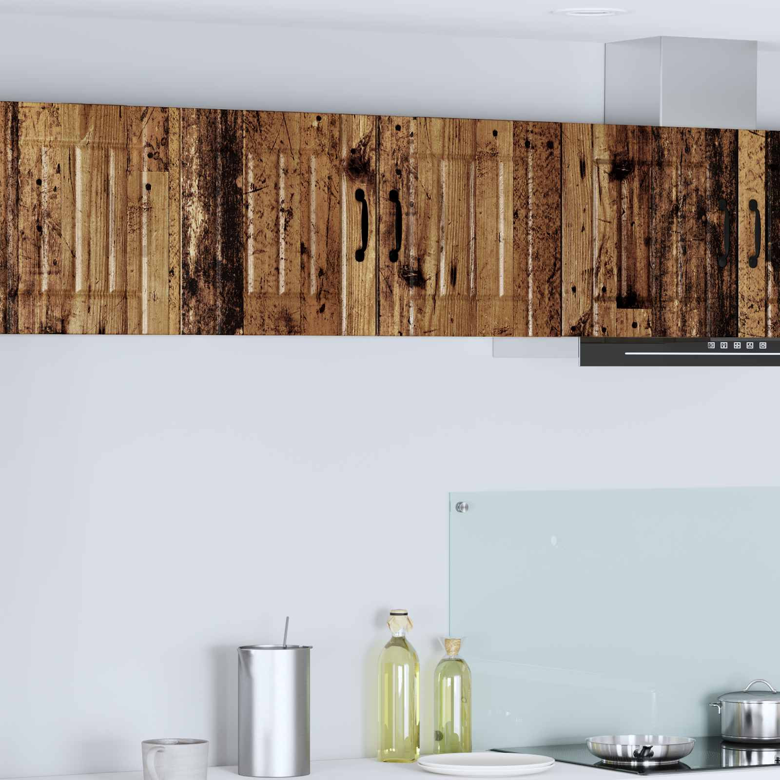 vidaXL Wandschrank LUCCA Altholz 80 x 31 x 40 cm Holzwerkstoff