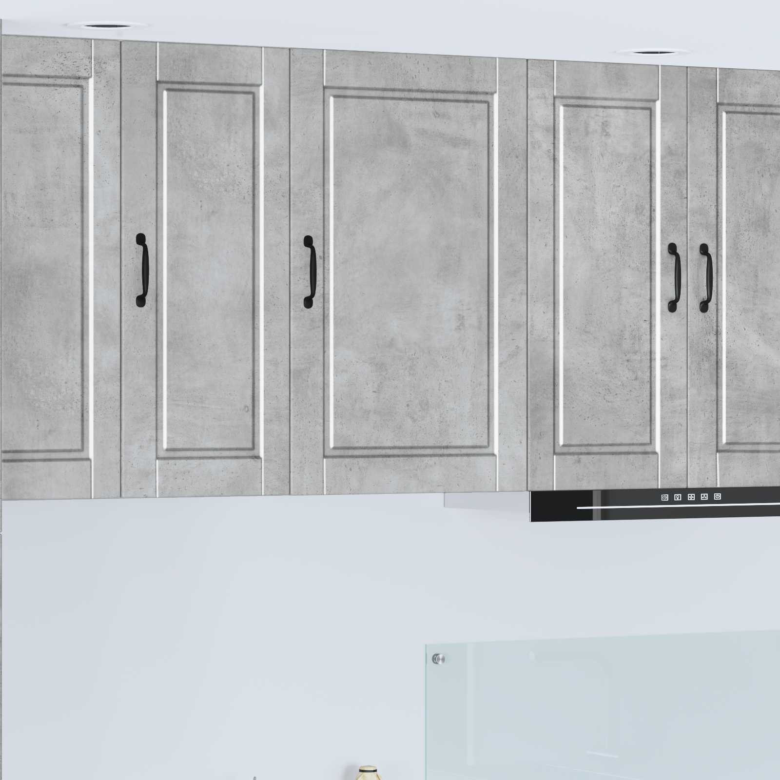 vidaXL Wandschrank PORTO Beton Grau 50 x 31 x 80 cm Holzwerkstoff