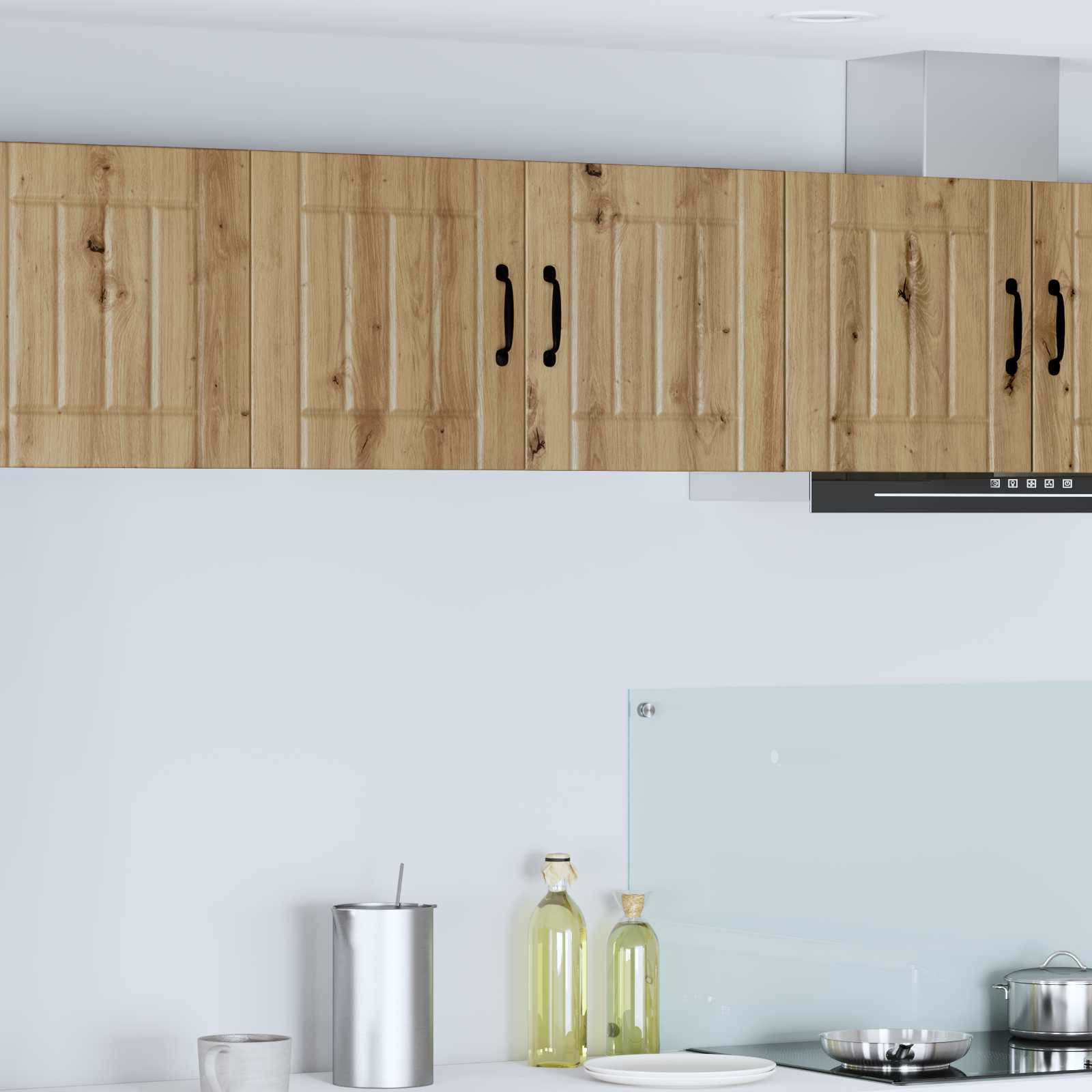vidaXL Wandschrank LUCCA Artisan-Eiche 80 x 31 x 40 cm Holzwerkstoff