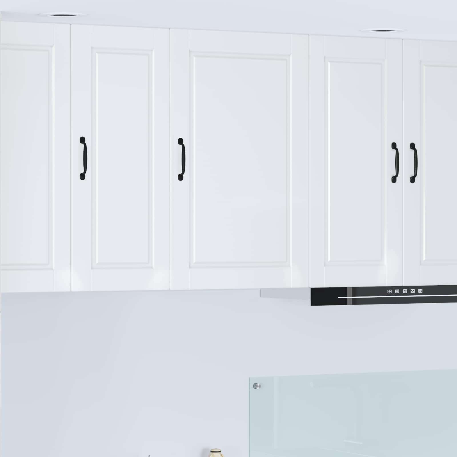 vidaXL Wandschrank PORTO Hochglanz Weiß 50 x 31 x 80 cm Holzwerkstoff