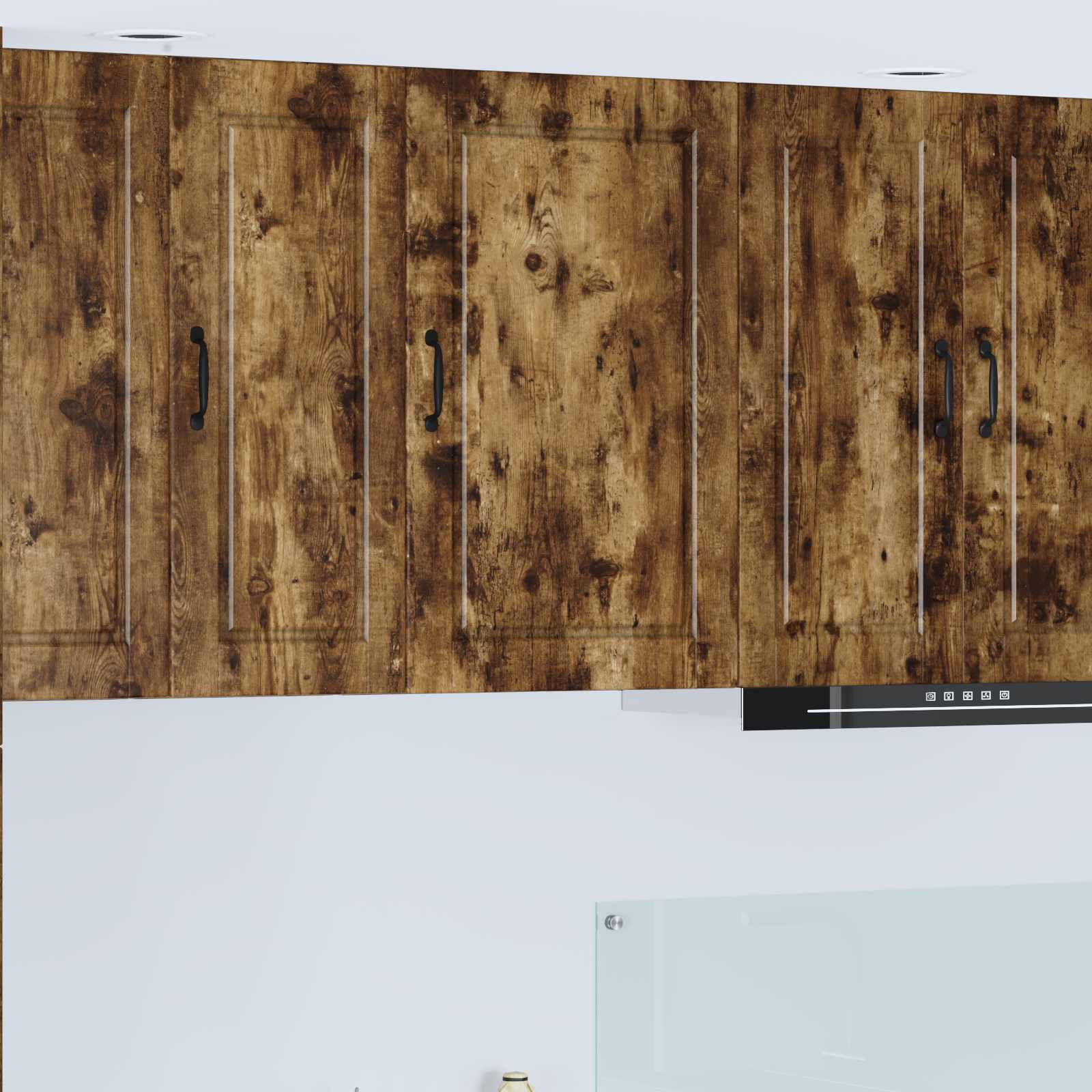 vidaXL Wandschrank PORTO Geräucherte Eiche 50 x 31 x 80 cm