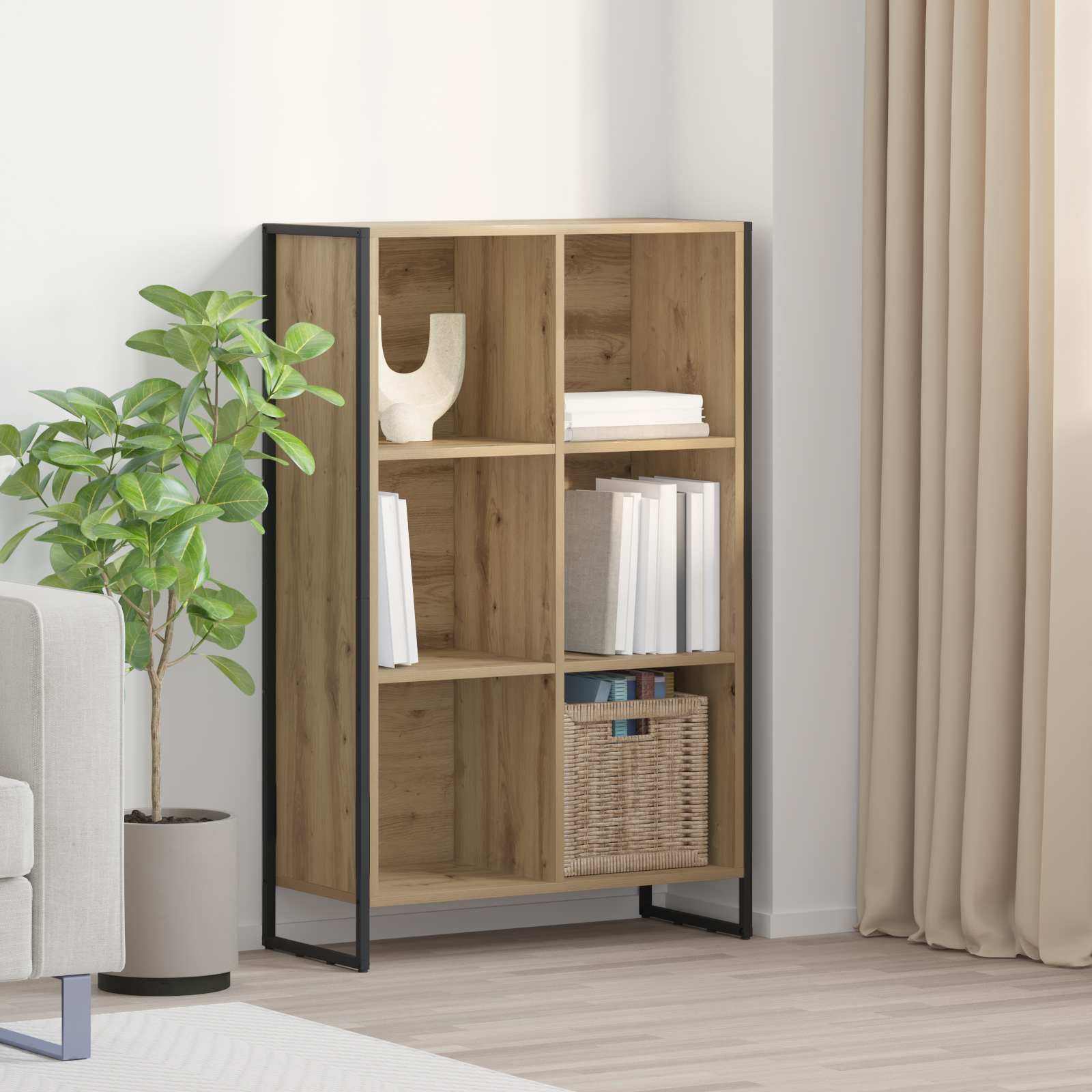 vidaXL Bücherregal 99,5 x 30 x 108,5 cm Holzwerkstoff