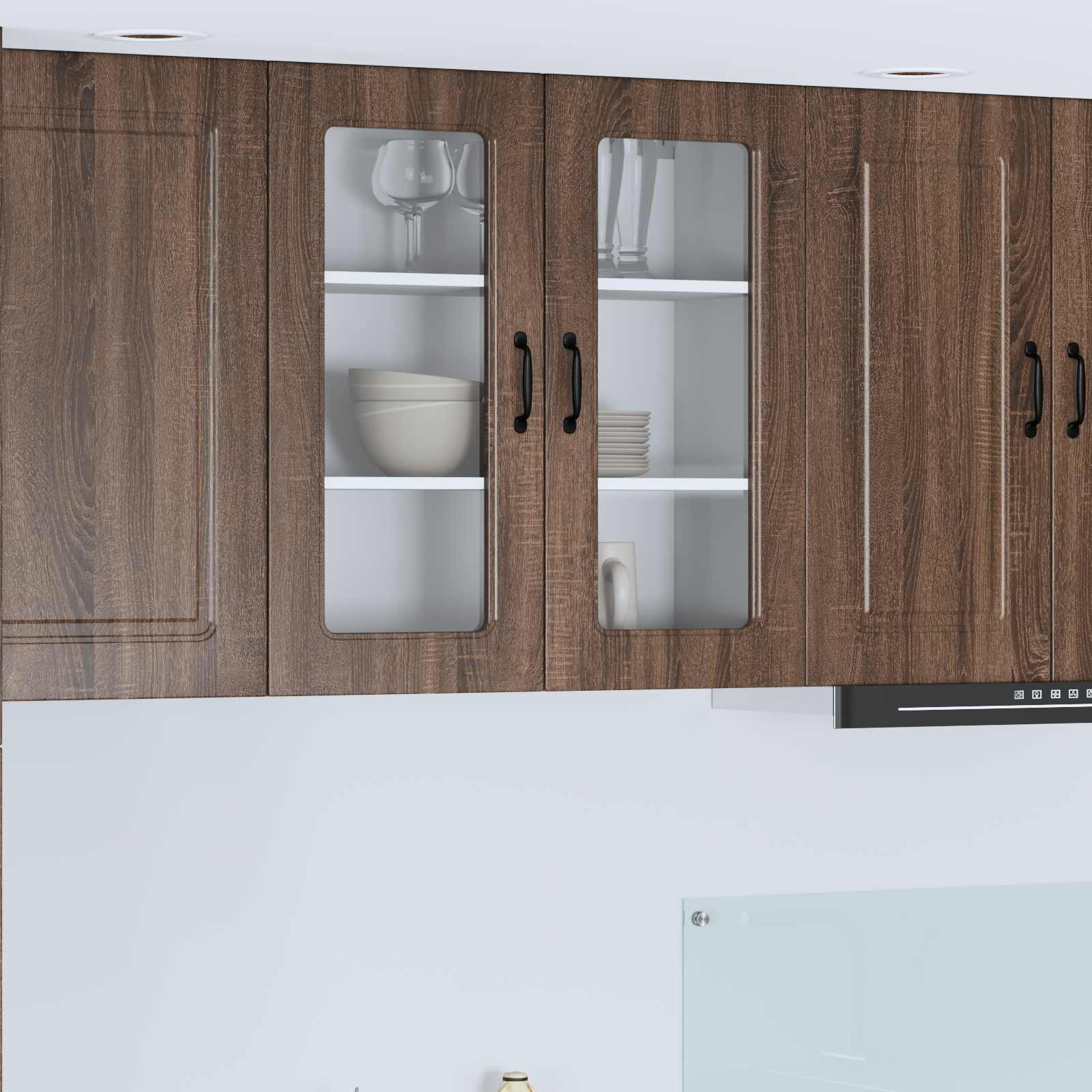 vidaXL Geschirrspülerfront Kalmar Braun Eichen-Optik 80 x 31 x 80 cm
