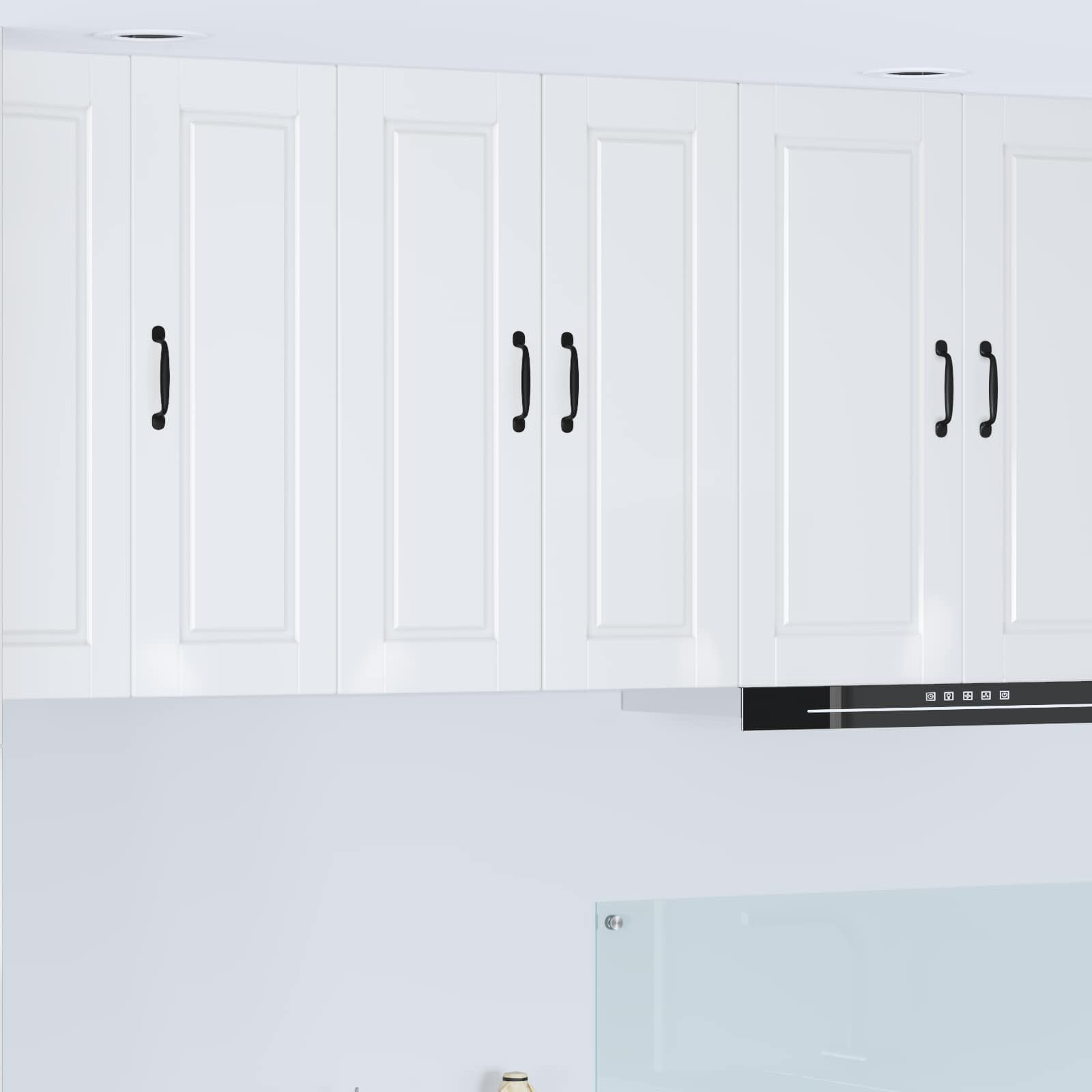 vidaXL Wandschrank PORTO Hochglanz Weiß 60 x 31 x 80 cm Holzwerkstoff