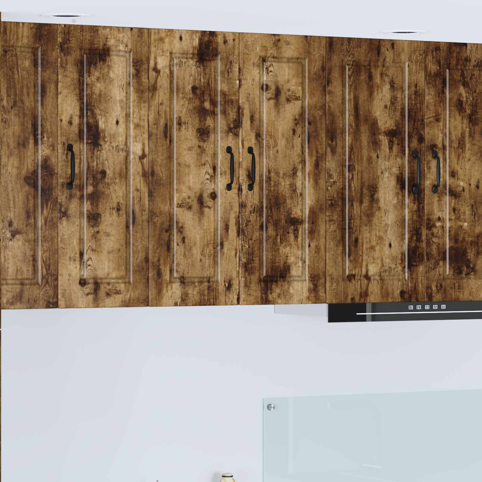 vidaXL Wandschrank PORTO Geräucherte Eiche 60 x 31 x 80 cm