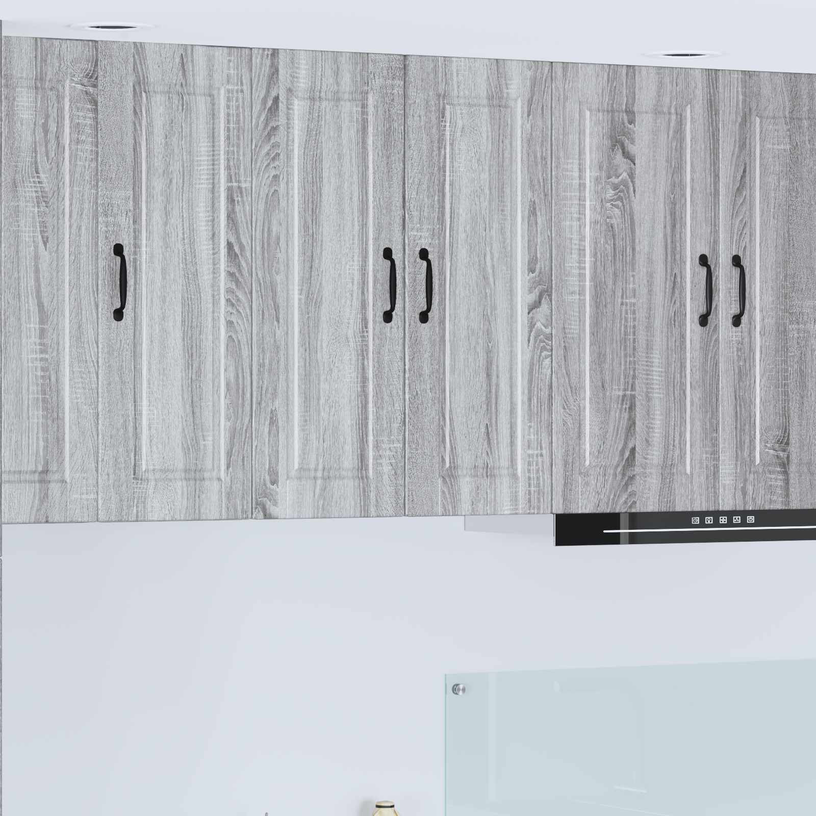 vidaXL Wandschrank PORTO Graues Sonoma 60 x 31 x 80 cm Holzwerkstoff