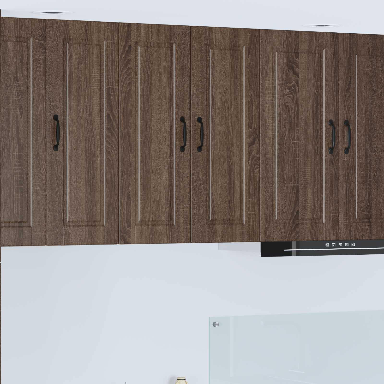 vidaXL Wandschrank PORTO Braun Eichen-Optik 60 x 31 x 80 cm