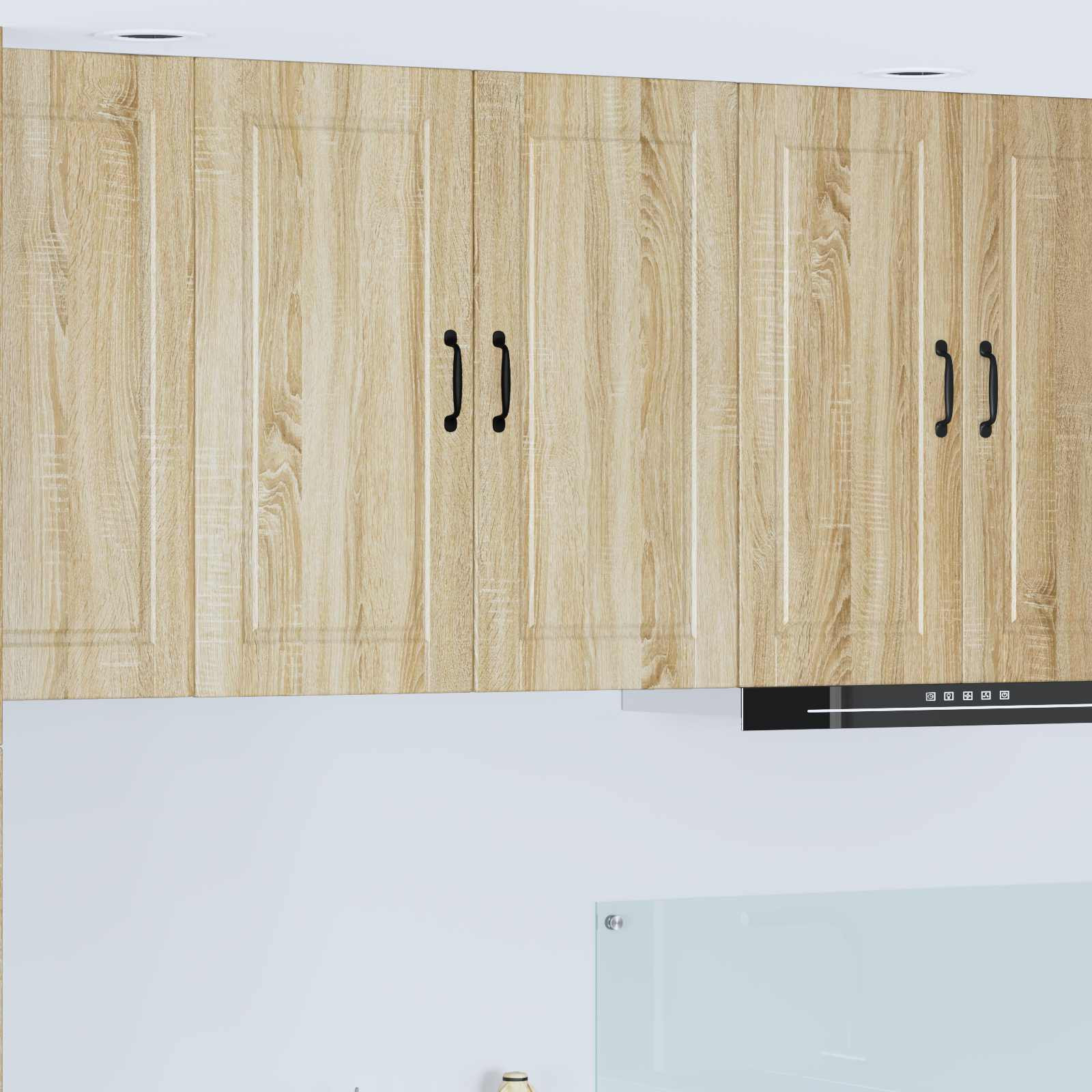vidaXL Wandschrank PORTO Sonoma-Eiche 80 x 31 x 80 cm Holzwerkstoff